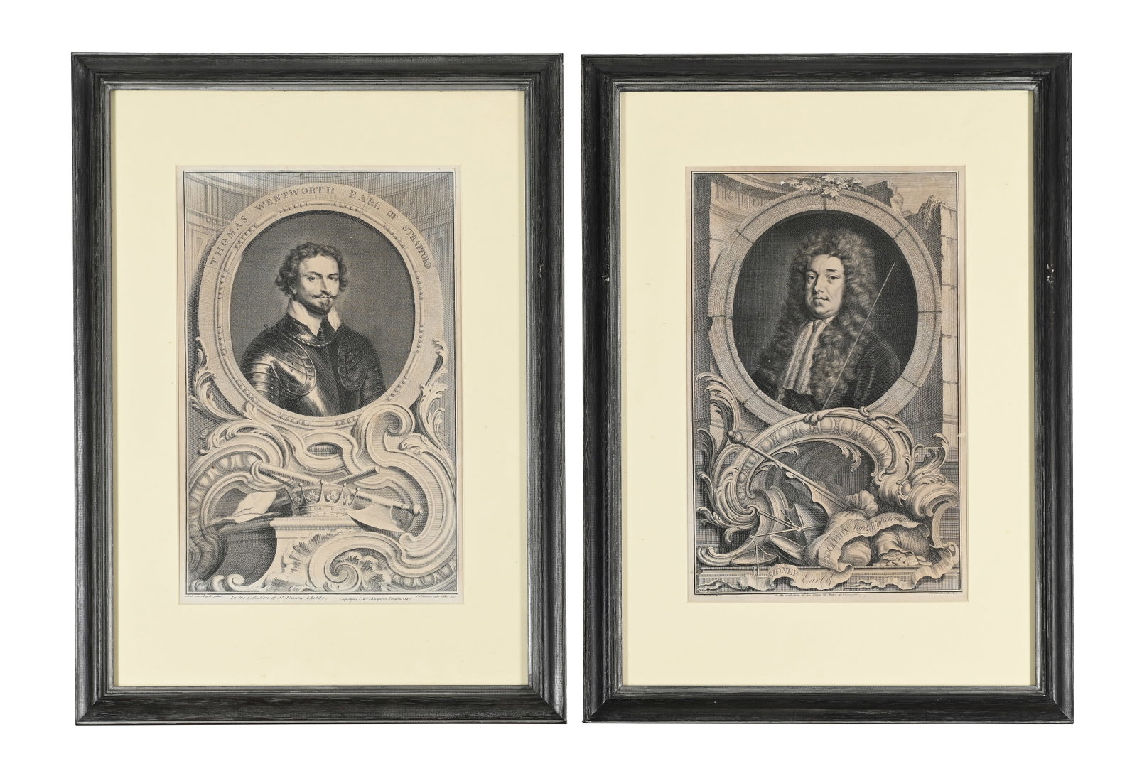 AFTER SIR ANTHONY VAN DYCK, SIR PETER LELY, SIR GODFREY KNELLER AND OTHERS, A SET OF PORTRAITS (12) - 4