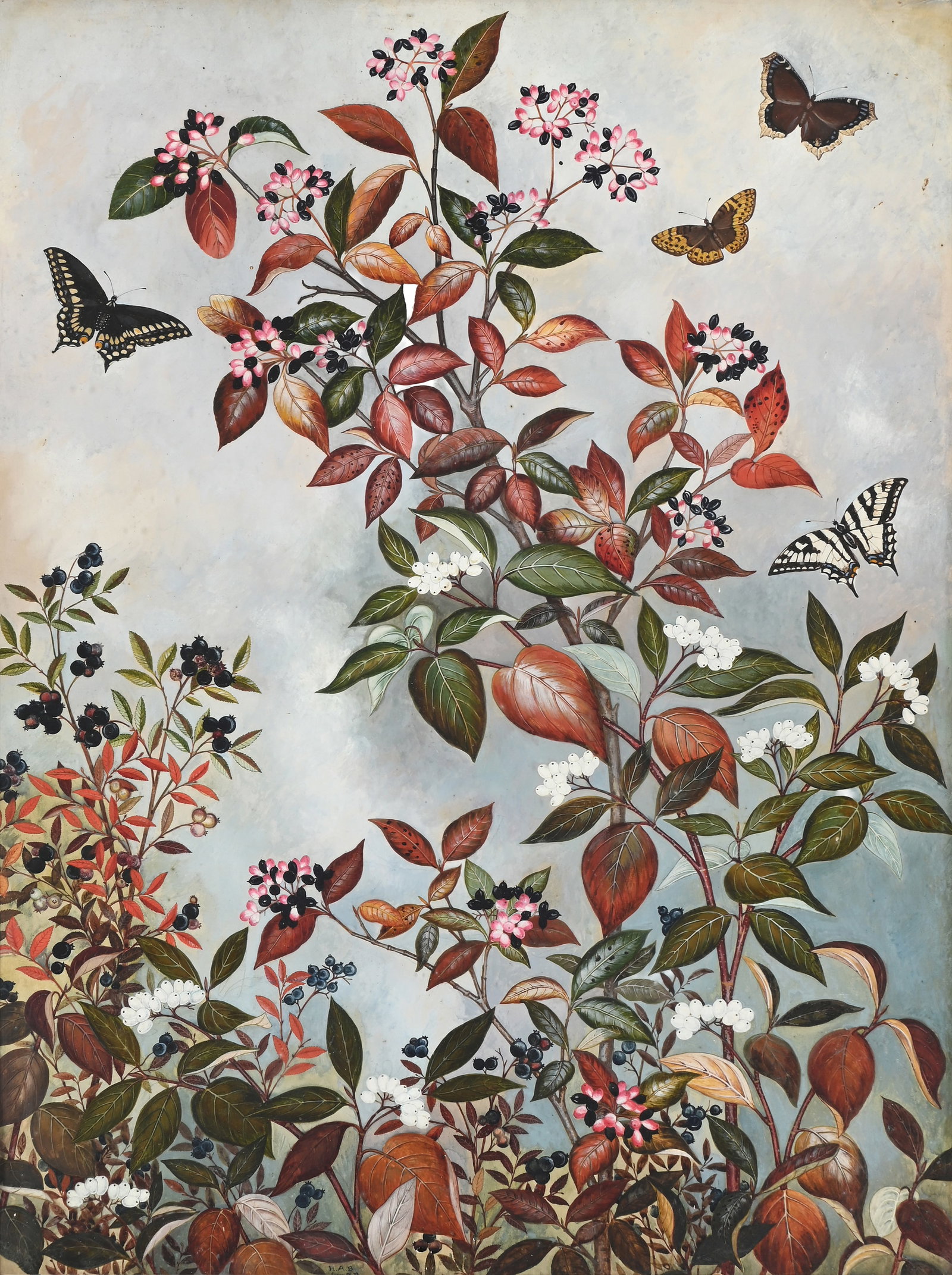 ATTRIBUTED TO EDITH BLAKE (IRISH 1849 - 1926), A PAIR OF BOTANICAL STUDIES - 5