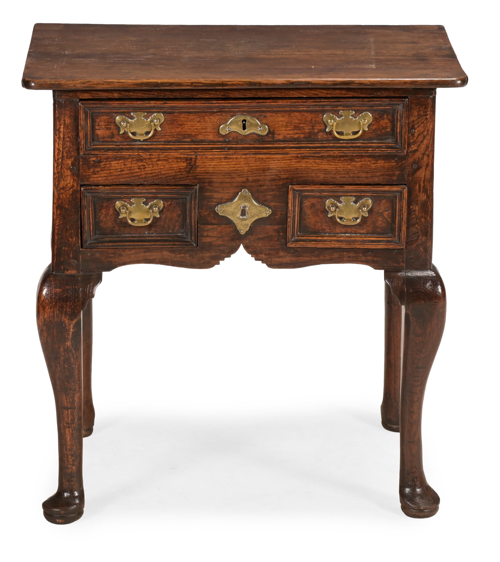 A GEORGE II OAK LOWBOY OR SIDE TABLE, CIRCA 1730 - 2