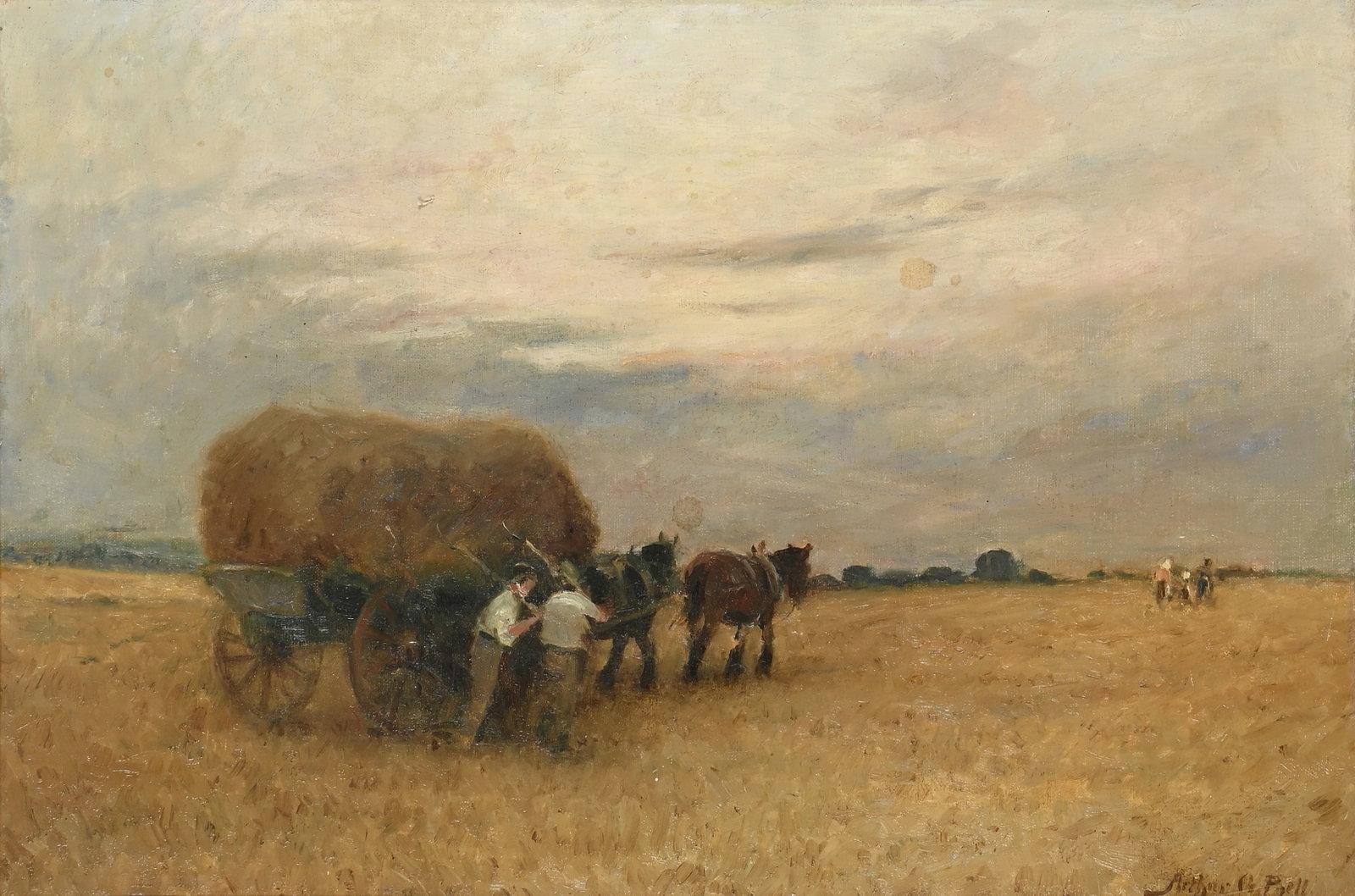 ARTHUR GEORGE BELL (BRITISH 1849-1916), THE DAY'S WORK DONE - 2