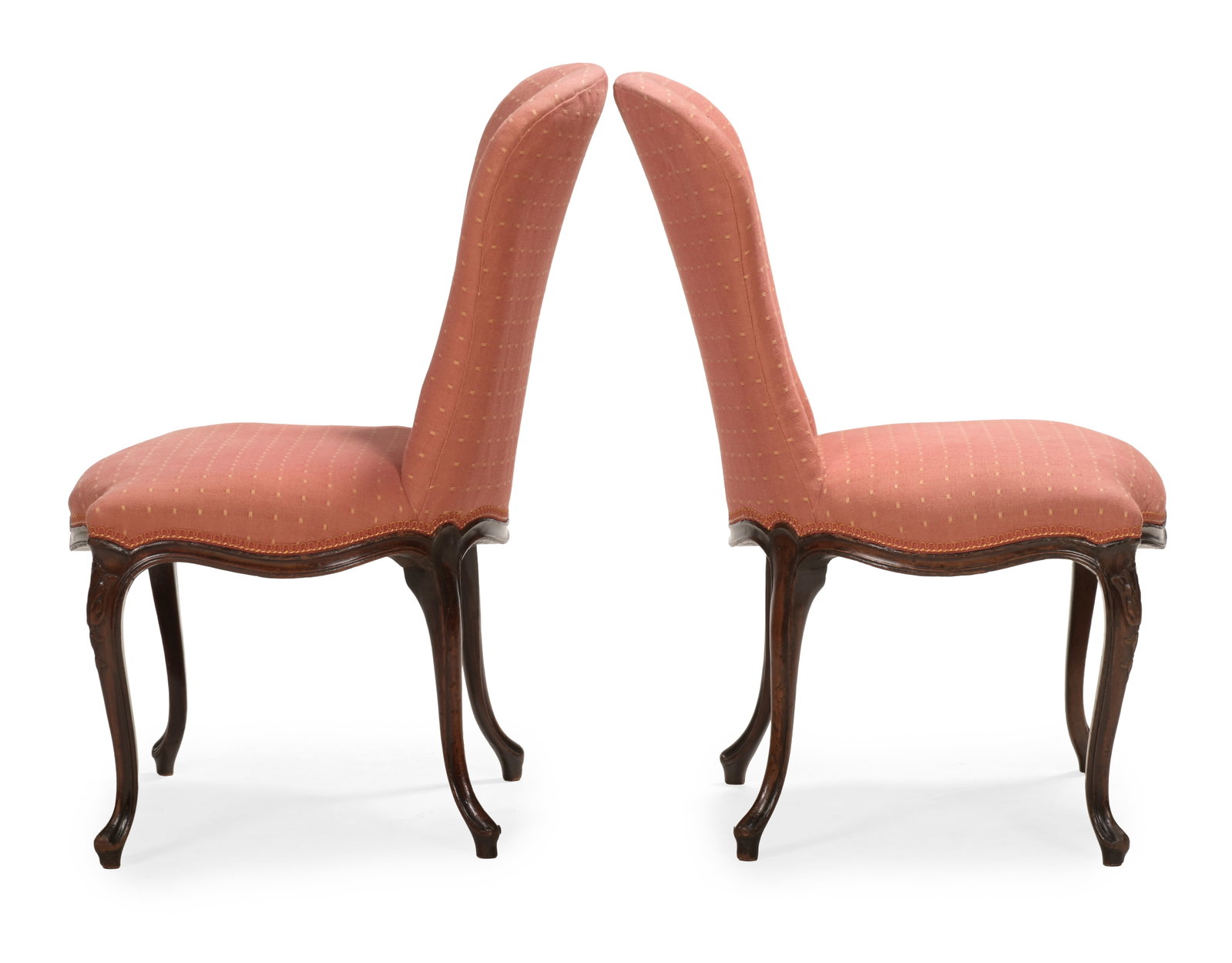 A PAIR OF GEORGE III MAHOGANY SIDE CHAIRS WITH SERPENTINE SEATS, THIRD QUARTER 18TH CENTURY - 3