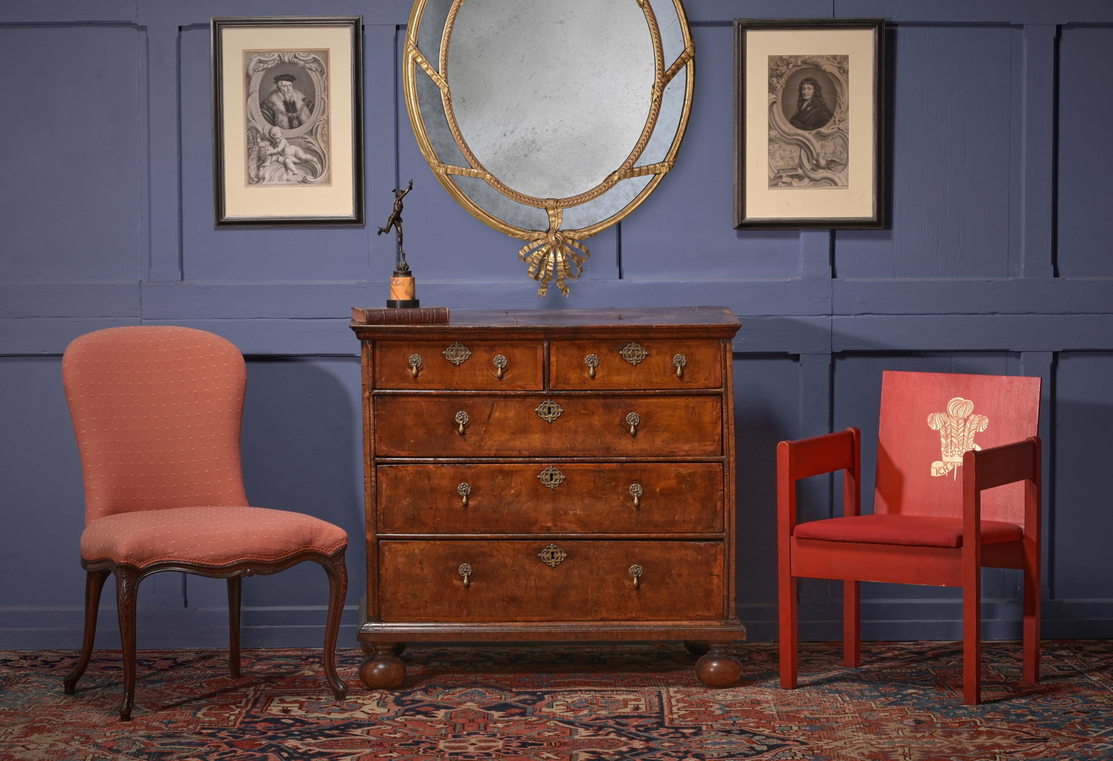 A PAIR OF GEORGE III MAHOGANY SIDE CHAIRS WITH SERPENTINE SEATS, THIRD QUARTER 18TH CENTURY - 4