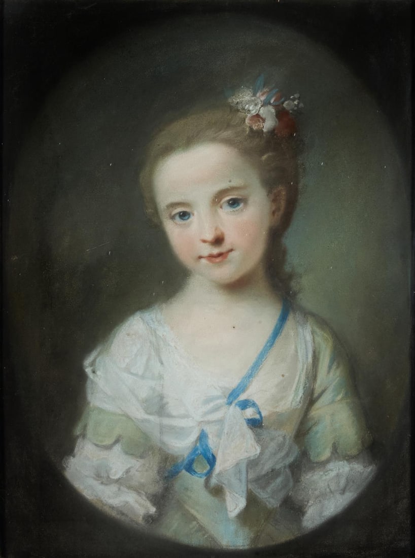 ATTRIBUTED TO GEORGE KNAPTON (ENGLISH 1698-1778), PORTRAITS OF A BOY AND GIRL - 3