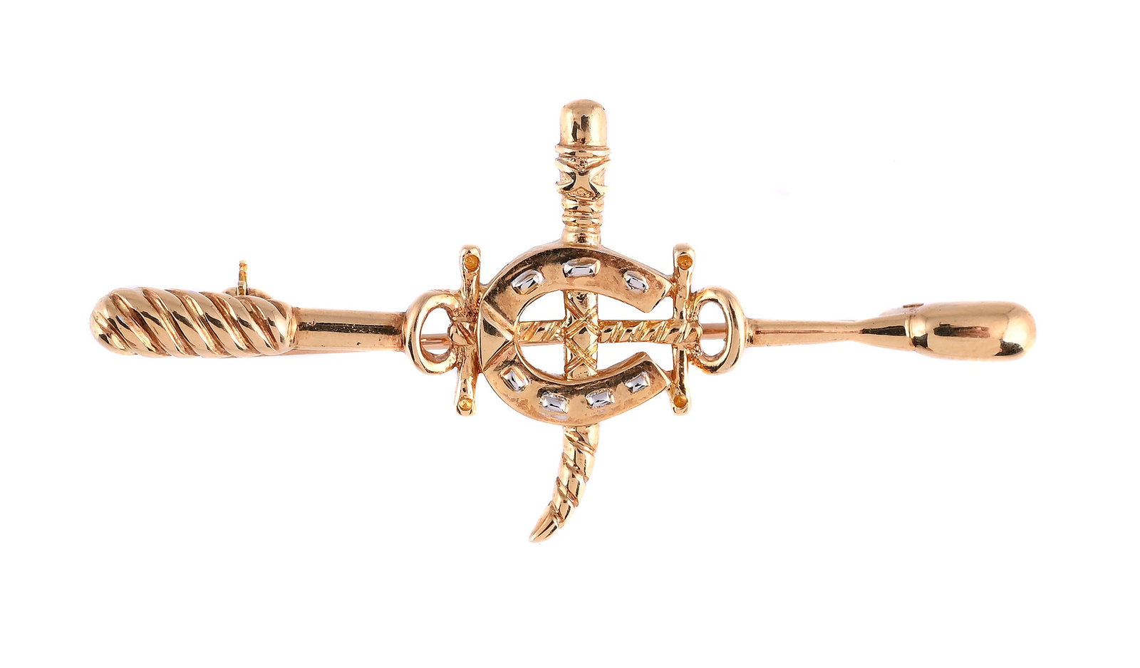 THE HONG KONG JOCKEY CLUB, A BAR BROOCH: THE HONG KONG JOCKEY CLUB, A BAR BROOCH The