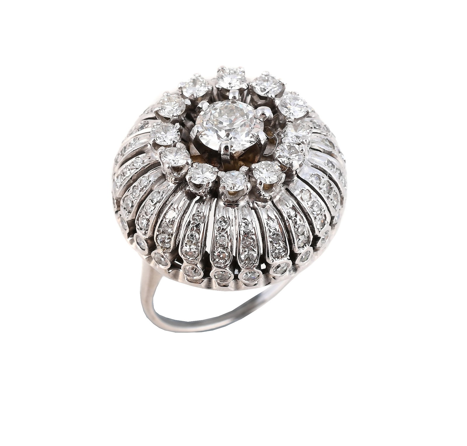 A DIAMOND CLUSTER RING (1 of 2)