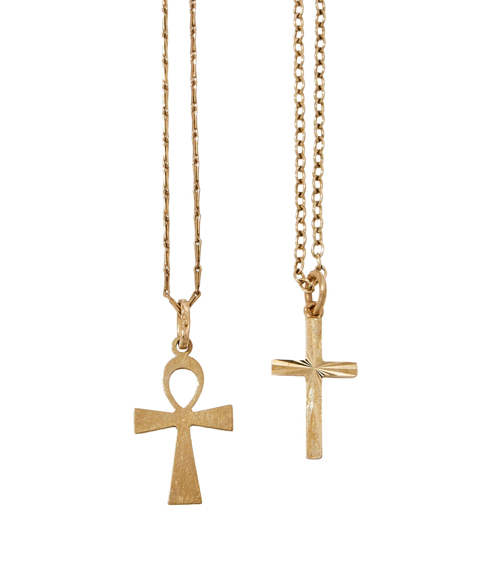TWO CROSS PENDANTS - 2