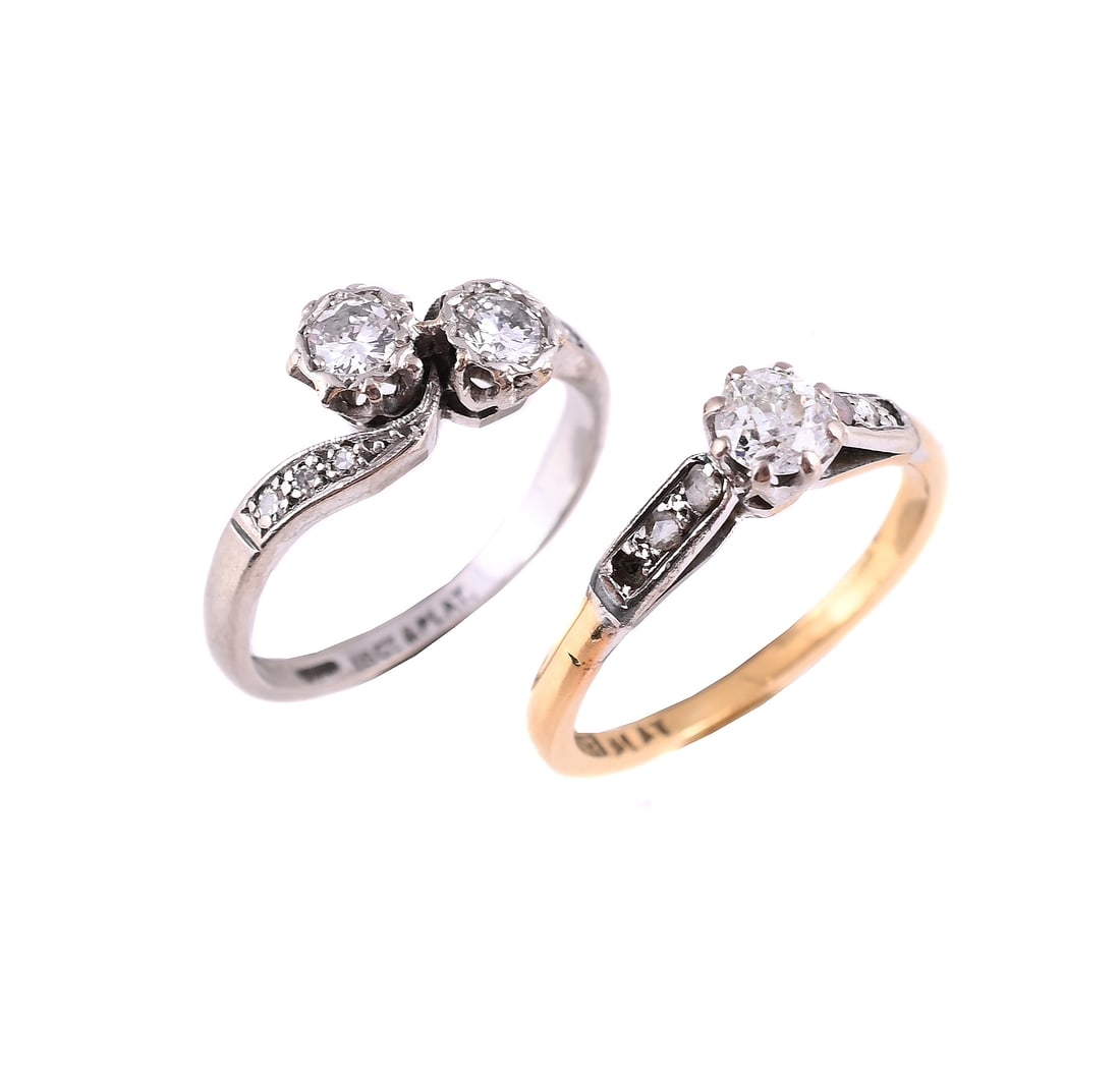 TWO DIAMOND RINGS (1 of 1)