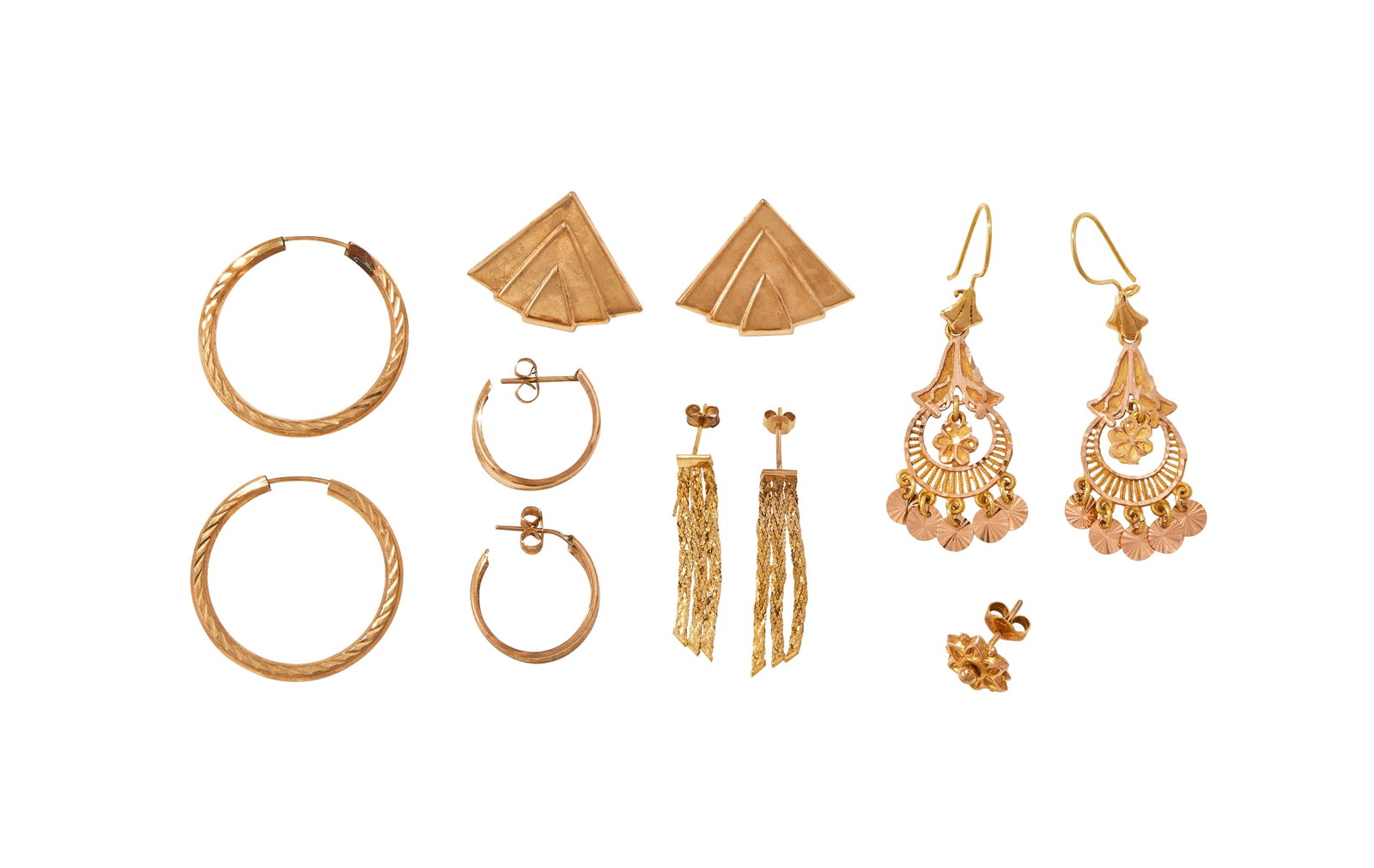 A GROUP OF EARRINGS (1 of 1)