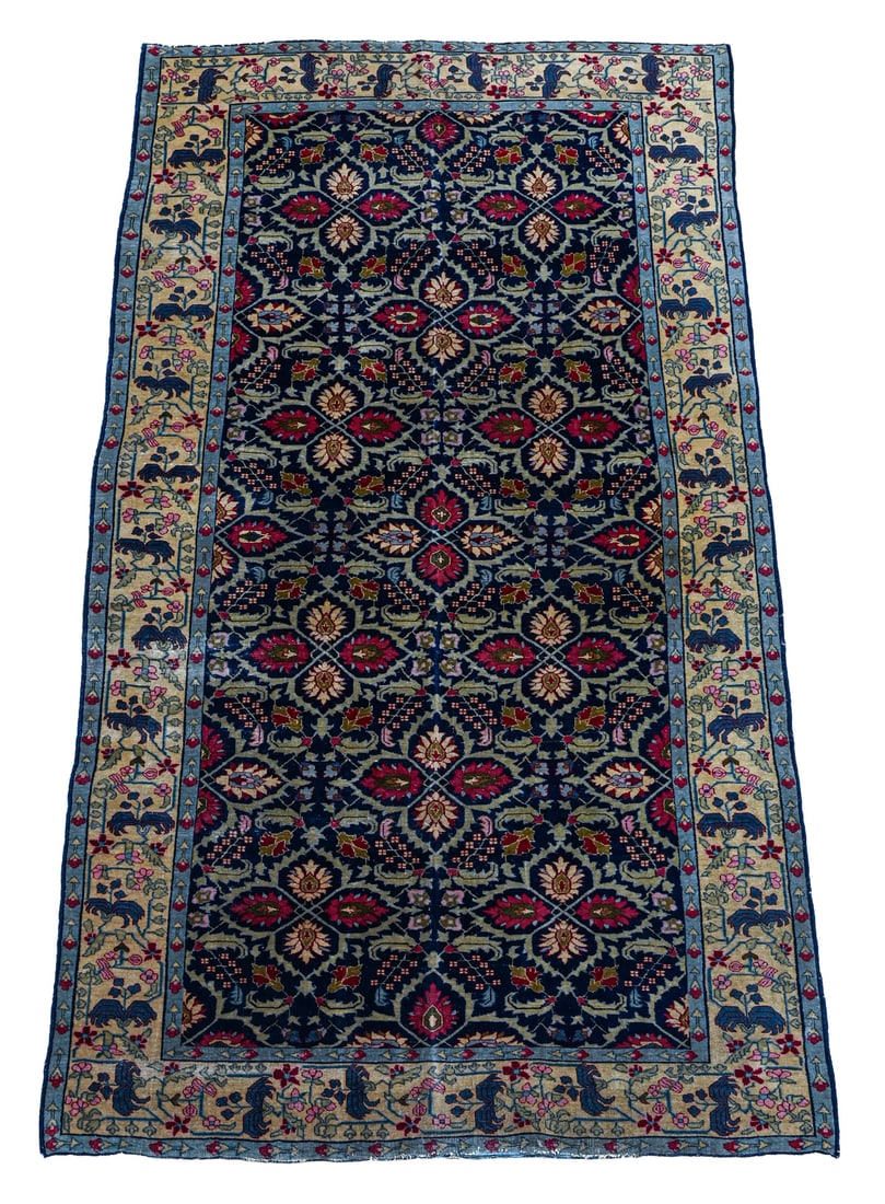 A TABRIZ CARPET, CIRCA 1920 (1 of 4)