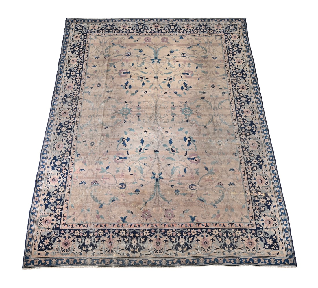 A TABRIZ CARPET, CIRCA 1890 (1 of 3)