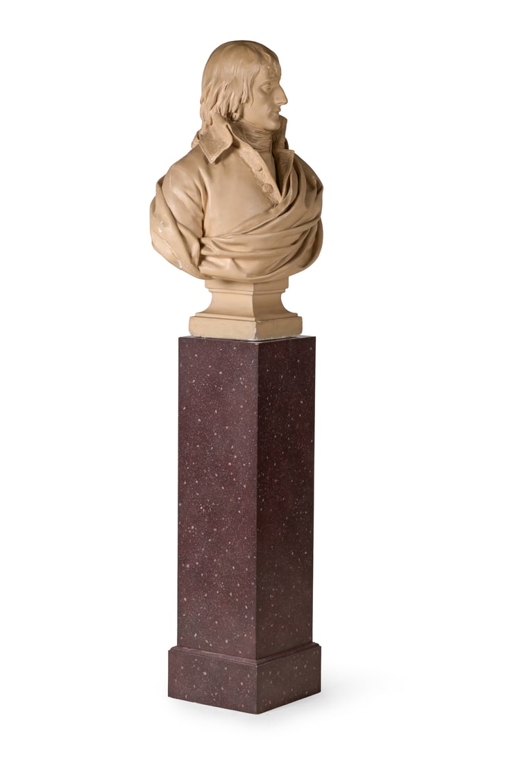 AFTER CHARLES-LOUIS CORBET, A PLASTER PORTRAIT BUST OF GENERAL NAPOLEON, CIRCA 1900 (1 of 4)