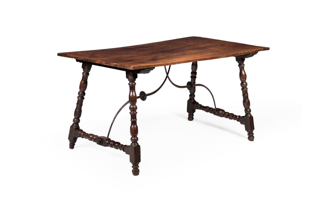 A SPANISH CHERRY WOOD AND FRUITWOOD CENTRE TABLE, POSSIBLY FROM DEYA, MALLORCA (1 of 4)