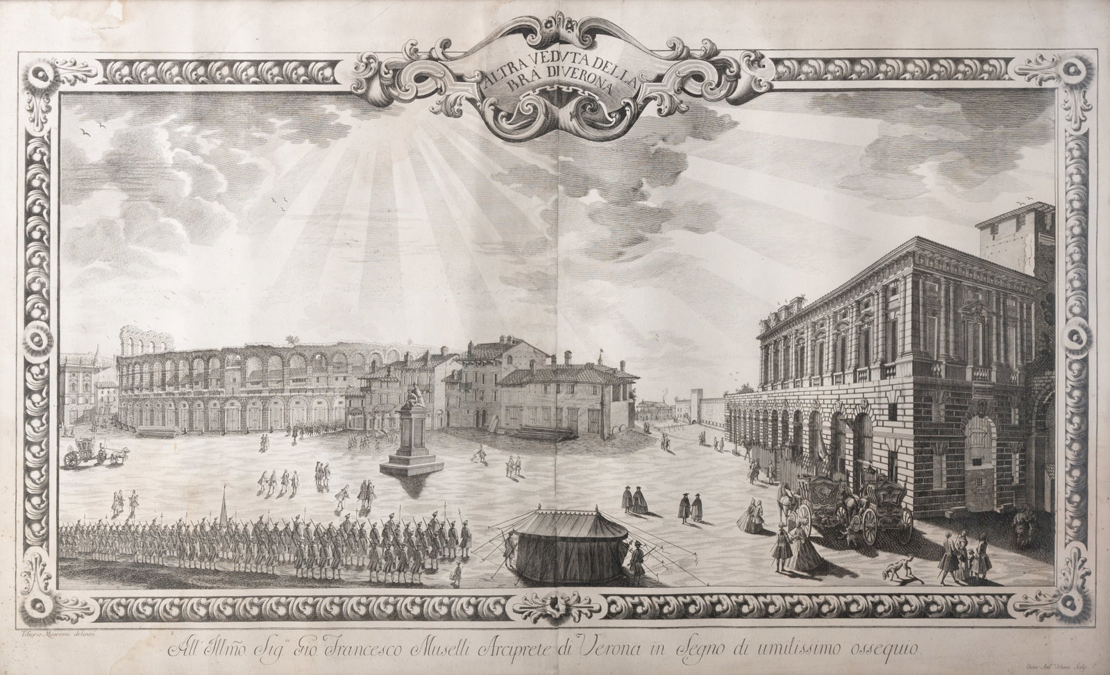 AFTER TIBERIO MAJERONI (ITALIAN 18TH CENTURY), FOUR VIEWS OF VERONA - 2