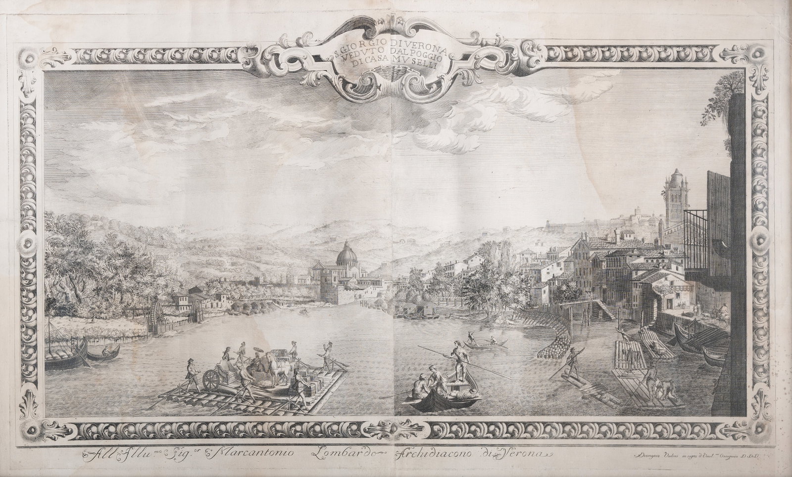AFTER TIBERIO MAJERONI (ITALIAN 18TH CENTURY), FOUR VIEWS OF VERONA - 4