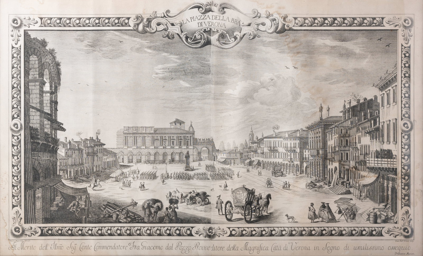 AFTER TIBERIO MAJERONI (ITALIAN 18TH CENTURY), FOUR VIEWS OF VERONA - 5
