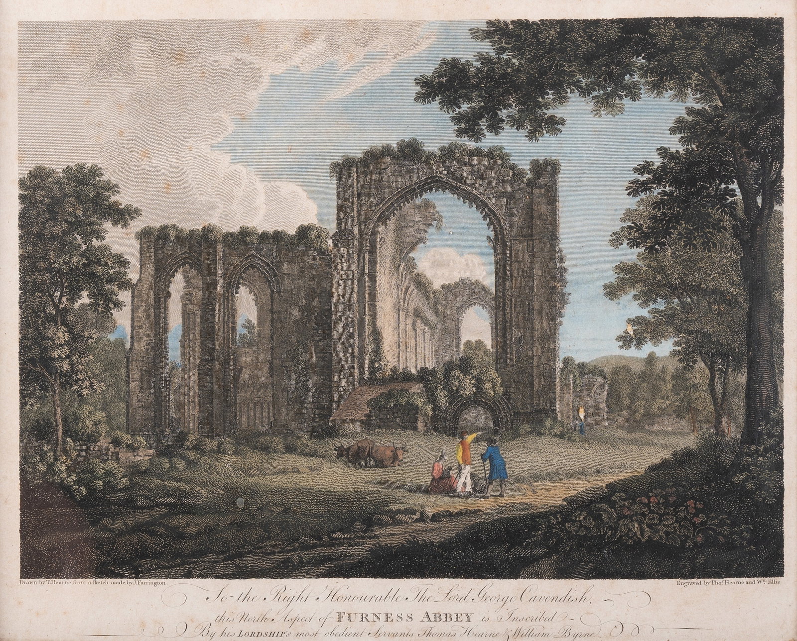 THOMAS HEARNE, WILLIAM ELLIS, AND WILLIAM BYRNE, FURNESS ABBEY; EGGLESTON ABBEY - 2