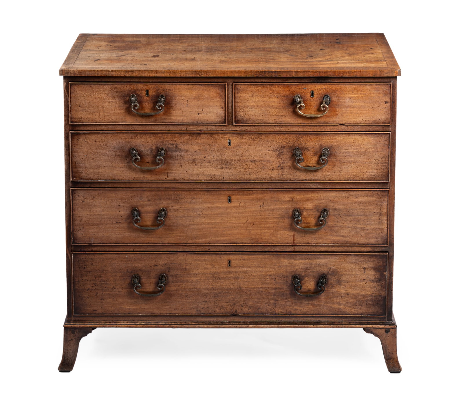 A GEORGE III MAHOGANY CHEST, LATE 18TH CENTURY (1 of 1)