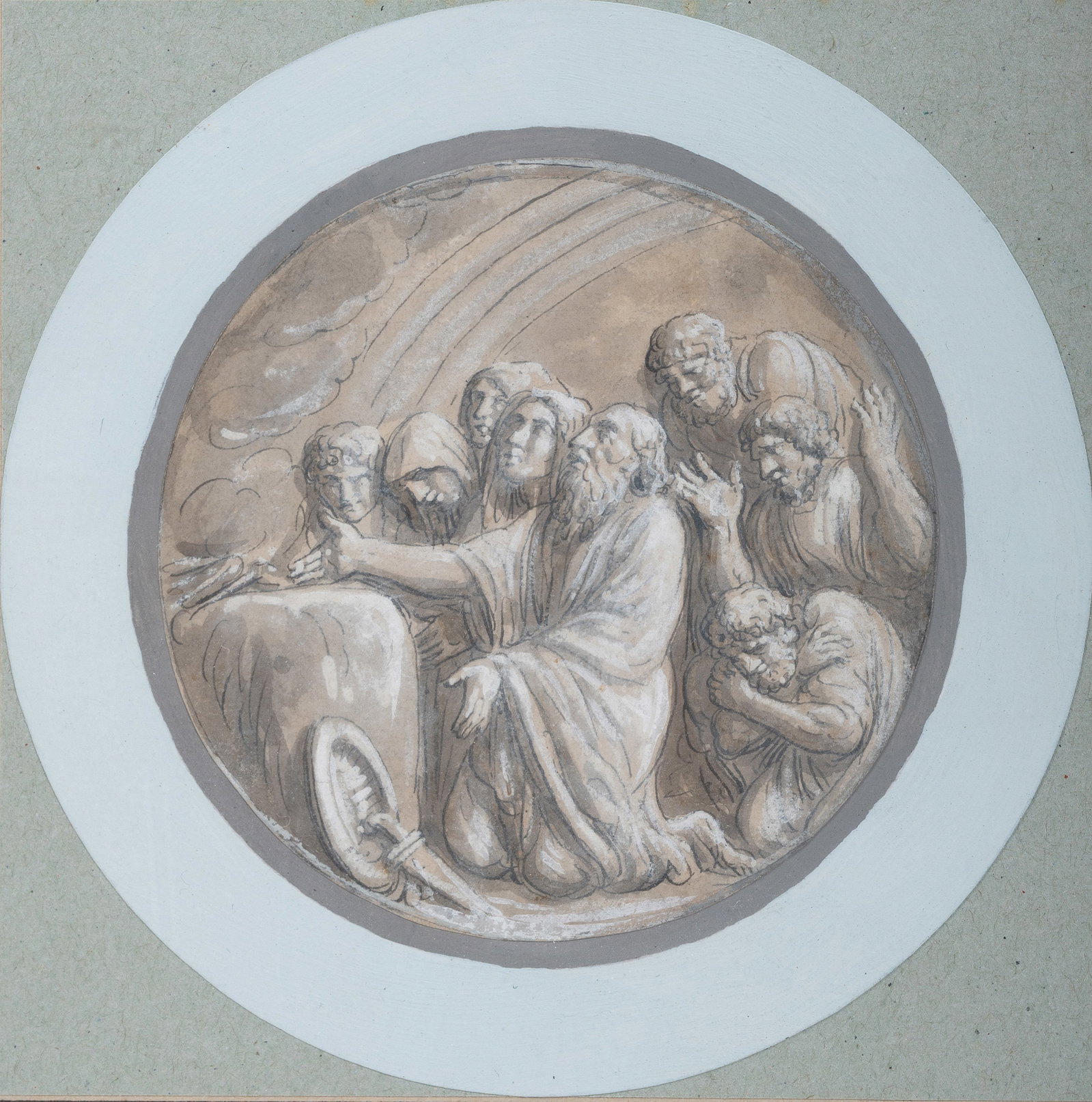 LUIGI ADEMOLLO (ITALIAN 1764-1849), SIX OLD TESTAMENT SCENES - 10