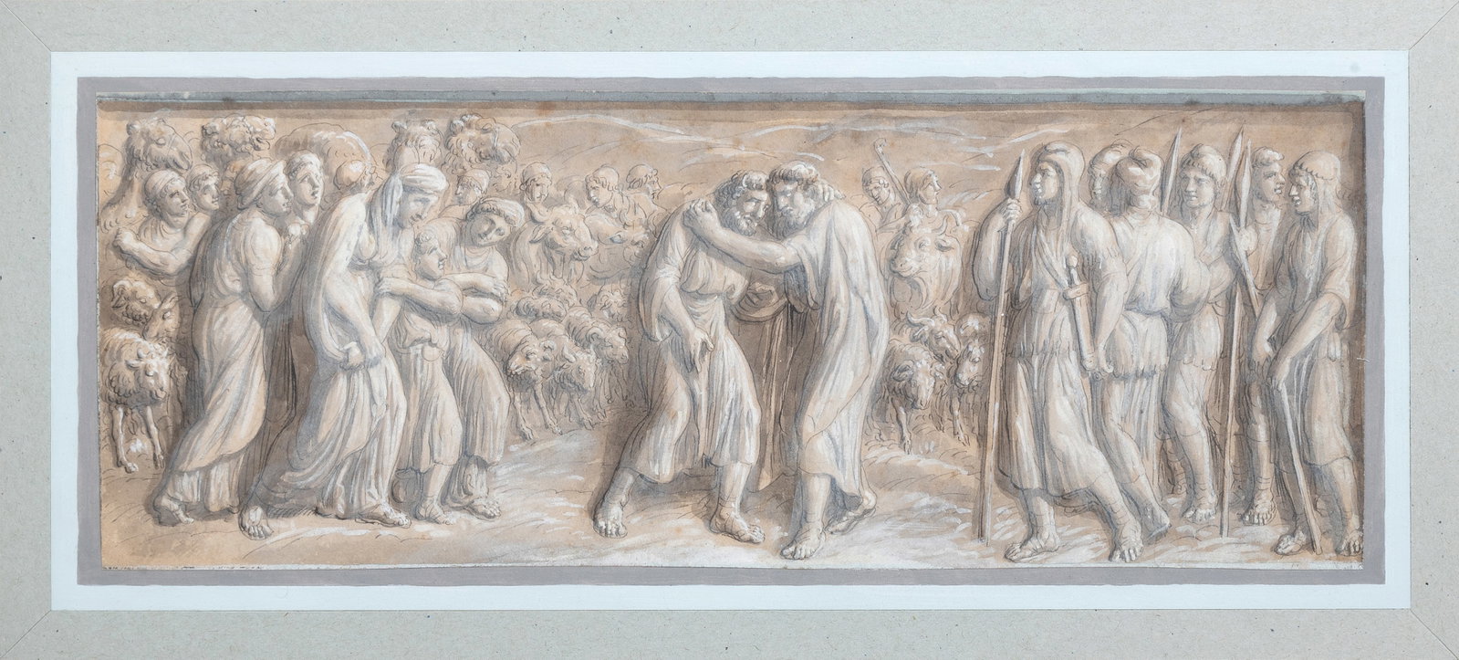 LUIGI ADEMOLLO (ITALIAN 1764-1849), SIX OLD TESTAMENT SCENES - 7
