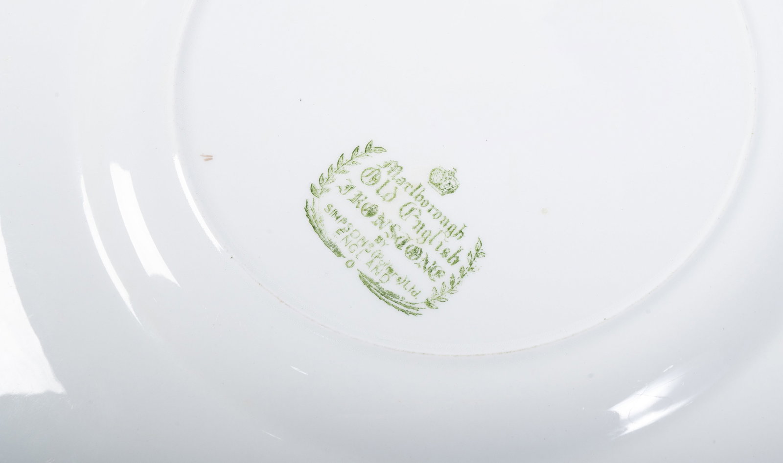 SIX SIMPSON'S (POTTERS) LTD MARLBOROUGH OLD ENGLISH IRONSTONE FISH PLATES, LATE 19TH CENTURY - 2