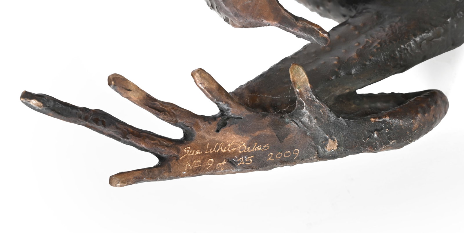 λ SUE WHITE-OAKES (BRITISH 20TH/21ST CENTURY), GOLDEN TOAD II - 4