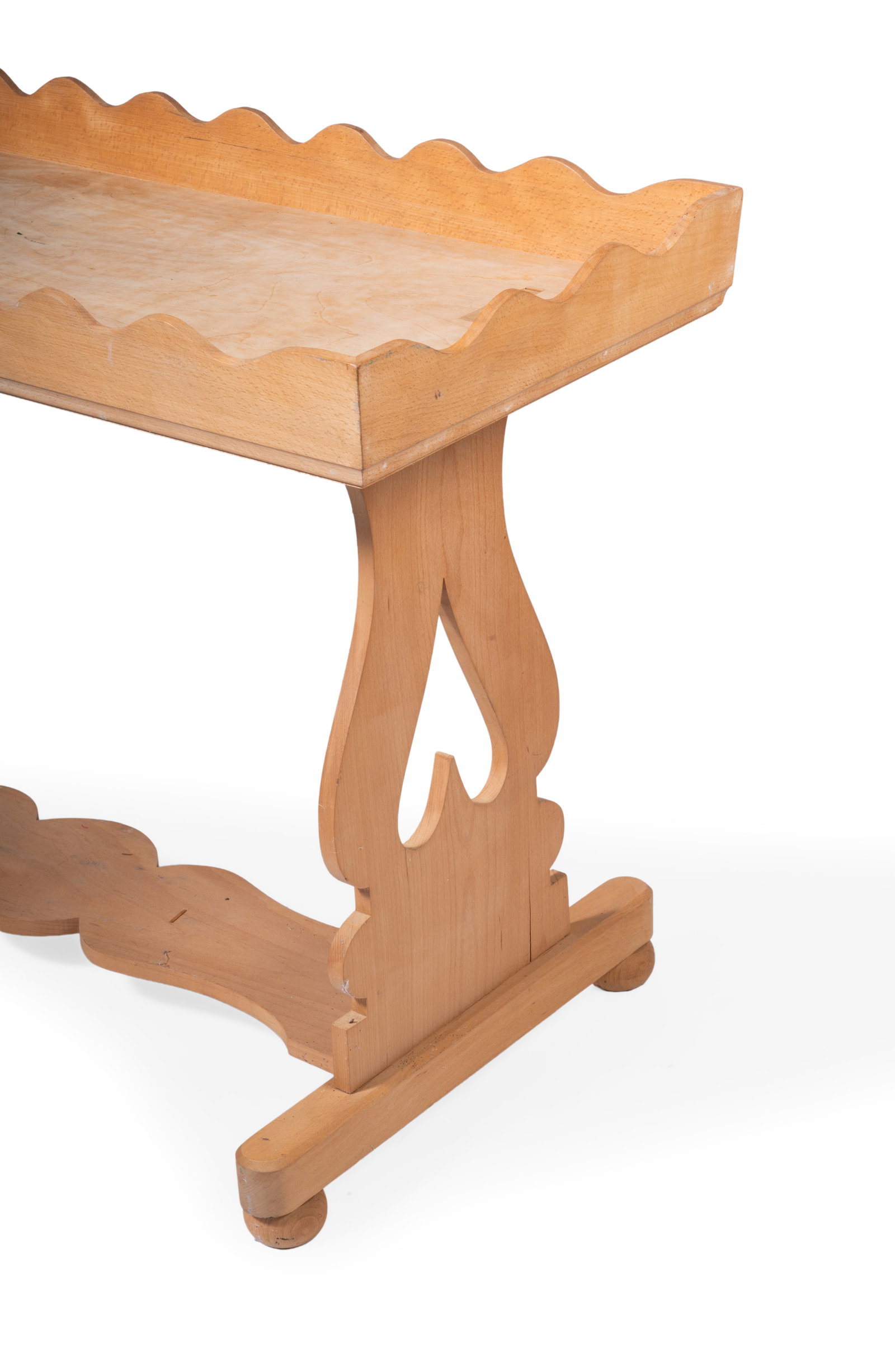 A 'TRESTLE END COFFEE TABLE', BY SIBYL COLEFAX & JOHN FOWLER, LATE 20TH CENTURY - 2