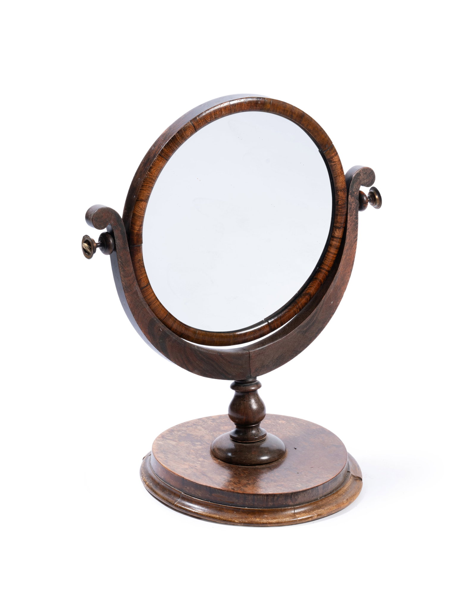A VICTORIAN MAHOGANY DRESSING TABLE MIRROR, MID 19TH CENTURY (1 of 1)