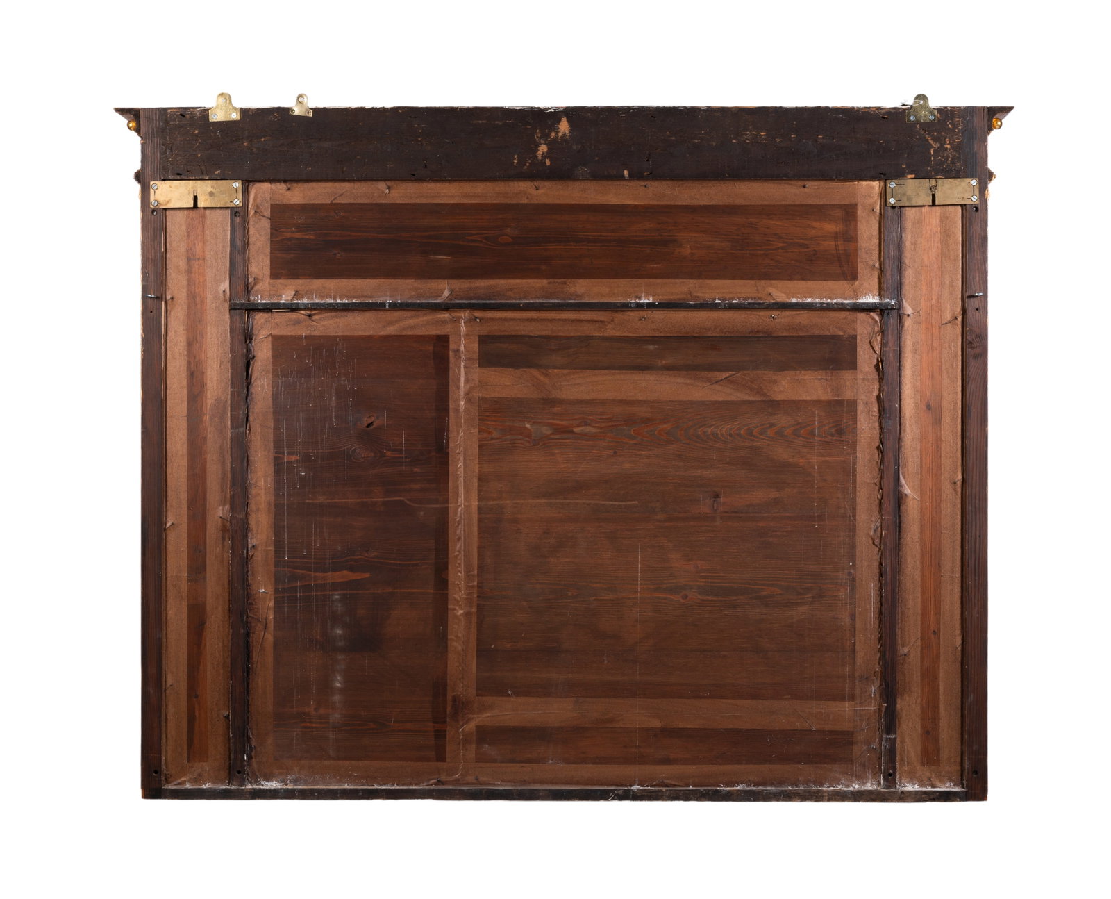A GILTWOOD OVERMANTEL MIRROR, 19TH CENTURY AND LATER - 3