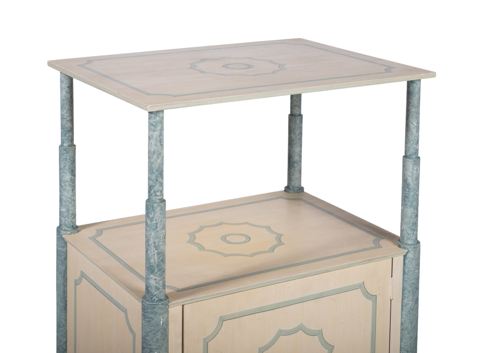 A PAINTED BEDSIDE TABLE, BY GEORGE OAKES FOR SIBYL COLEFAX & JOHN FOWLER, 20TH CENTURY - 2