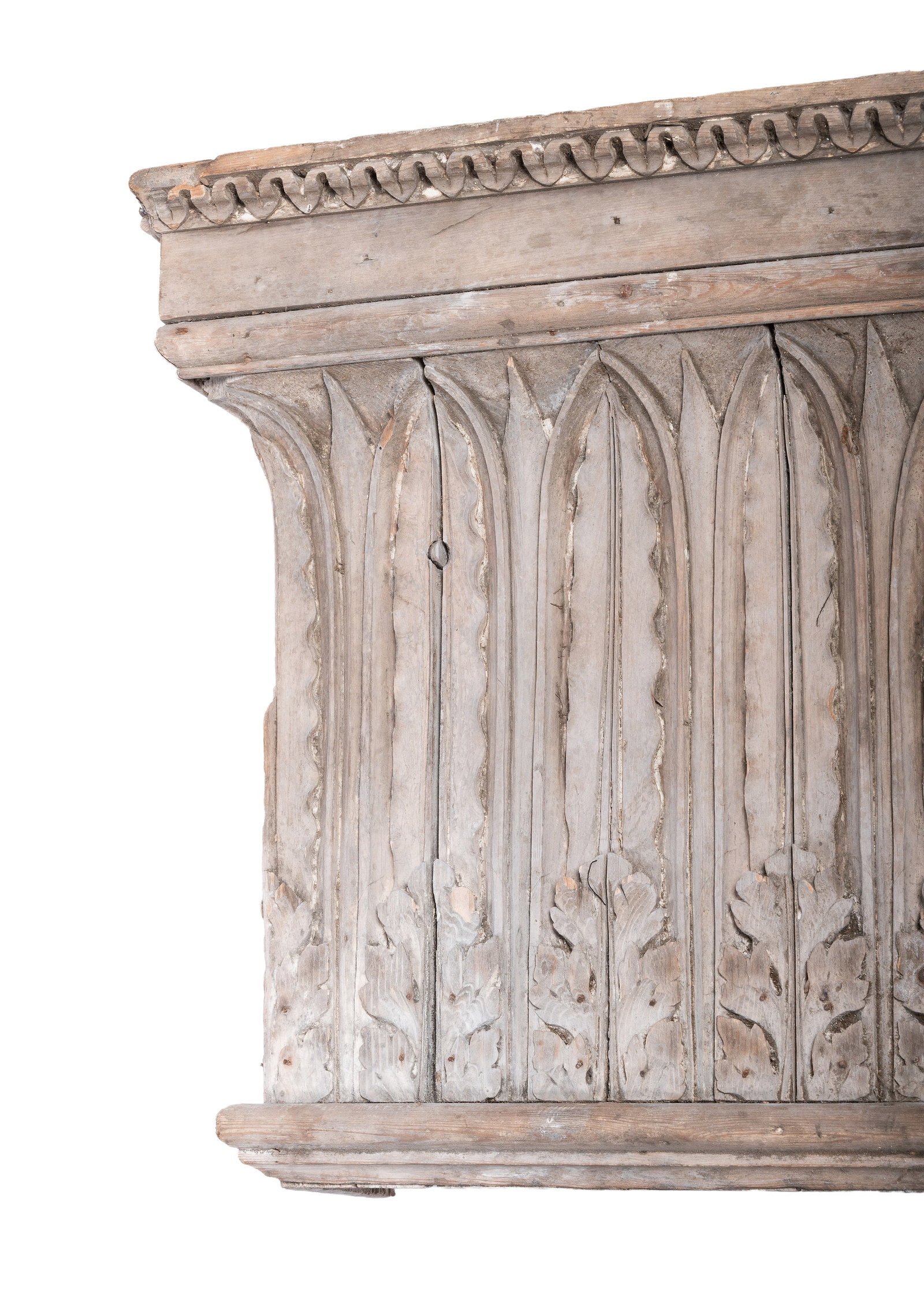 A GROUP OF FOUR CARVED SOFTWOOD CAPITALS, LATE 18TH OR EARLY 19TH CENTURY, AND FOUR FURTHER EXAMPLES - 2