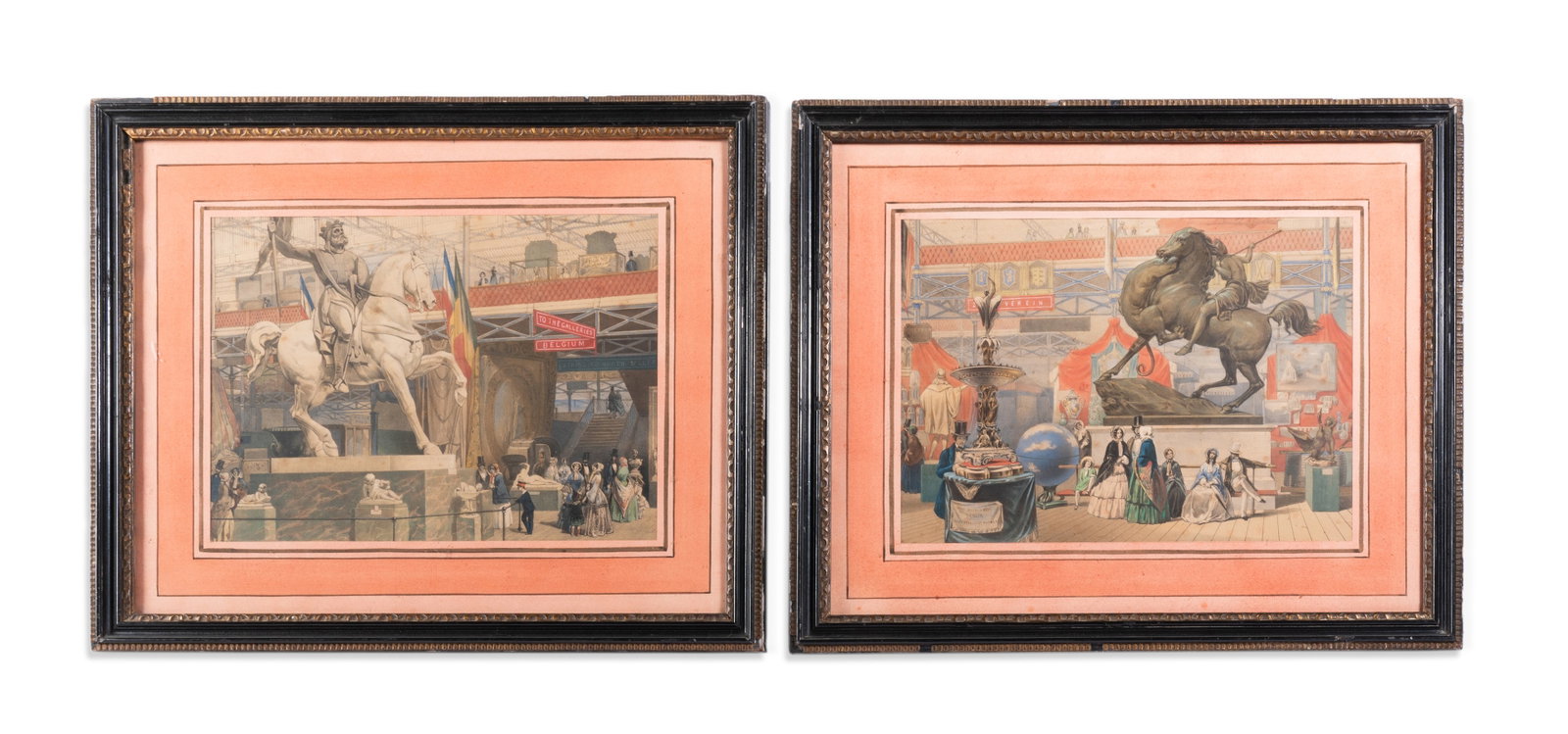 ENGLISH SCHOOL (19TH CENTURY), TWO ENGRAVINGS OF THE GREAT EXHIBITION OF 1851: ENGLISH SCHOOL (19TH CENTURY) TWO ENGRAVINGS OF THE GREAT EXHIBITION OF 1851 Coloured engraving 26.5 x 37cm (10¼ x 14½in.) Together with The Art Journal, Illustrated Catalogue for the