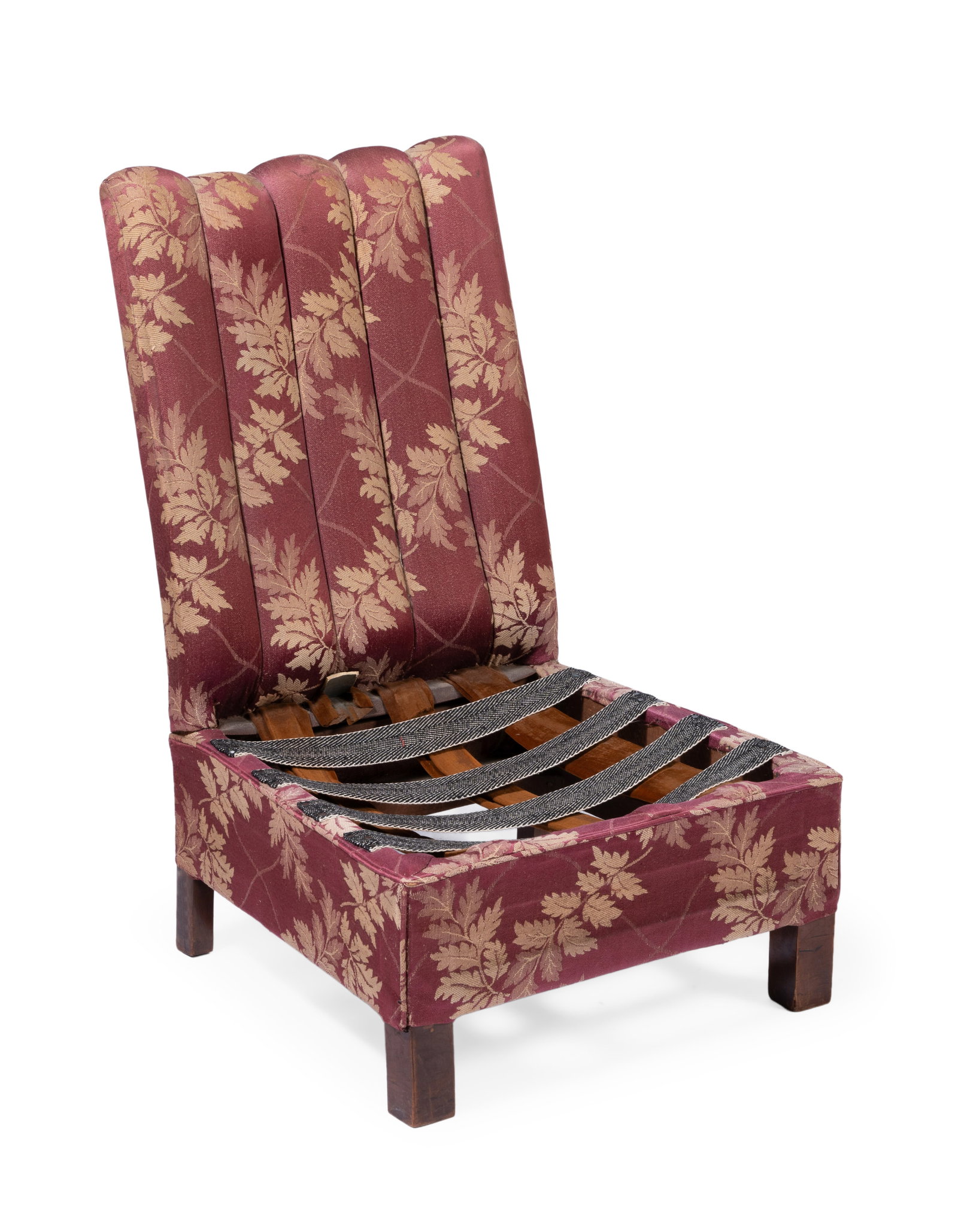 A SLIPPER CHAIR, UPHOLSTERED IN SIBYL COLEFAX & JOHN FOWLER ‘STRAWBERRY LEAF’ FABRIC - 2