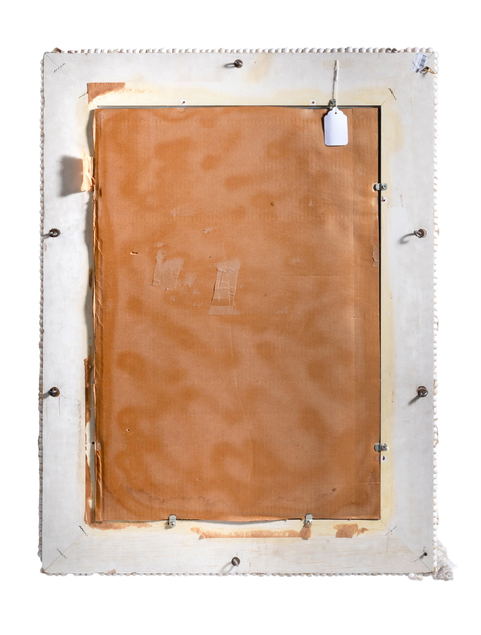 Y A SHELL AND CORAL FRAMED RECTANGULAR 'GROTTO' MIRROR, 20TH CENTURY - 3