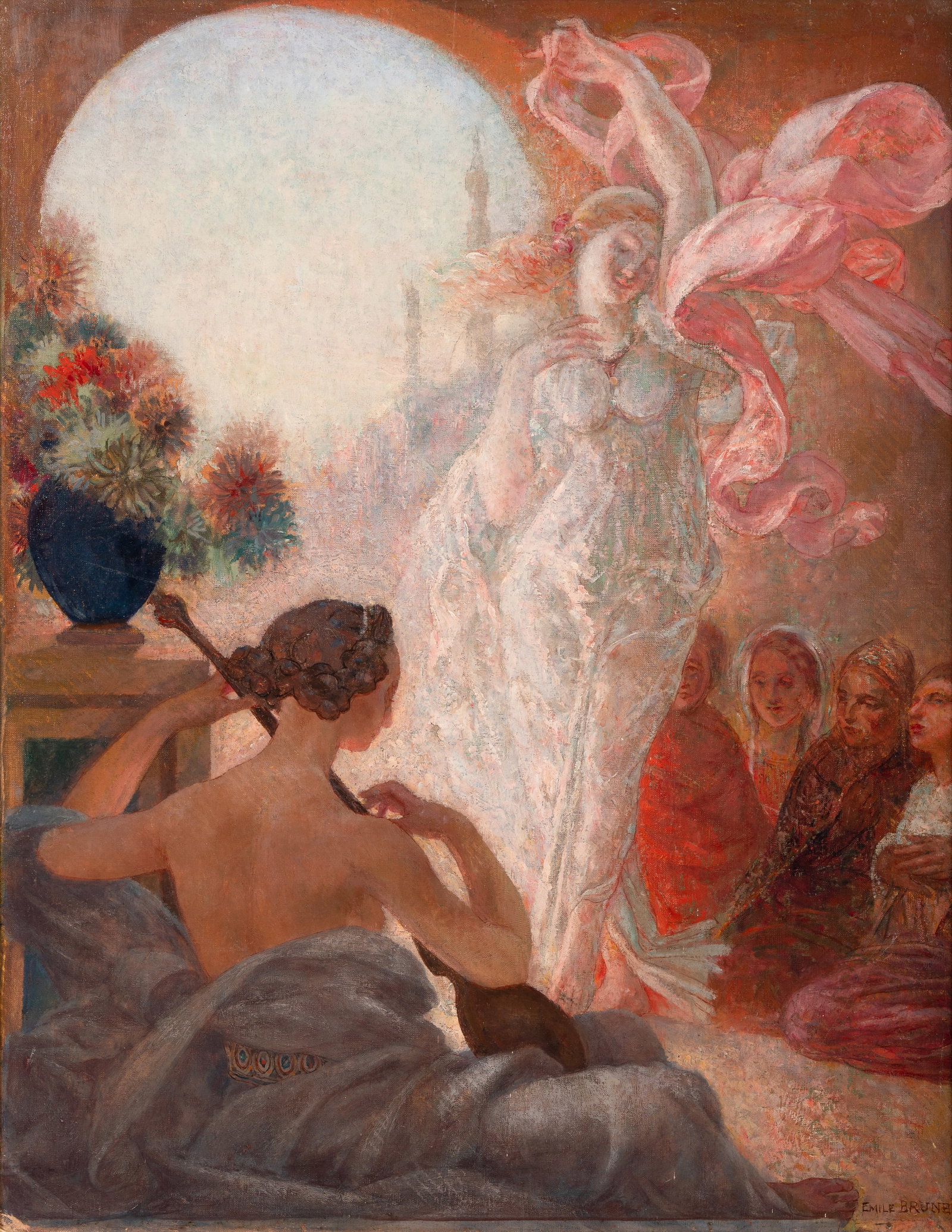 ÉMILE JEAN MARIE BRUNET (FRENCH 1869-1943), THE DANCING MAIDEN - 2