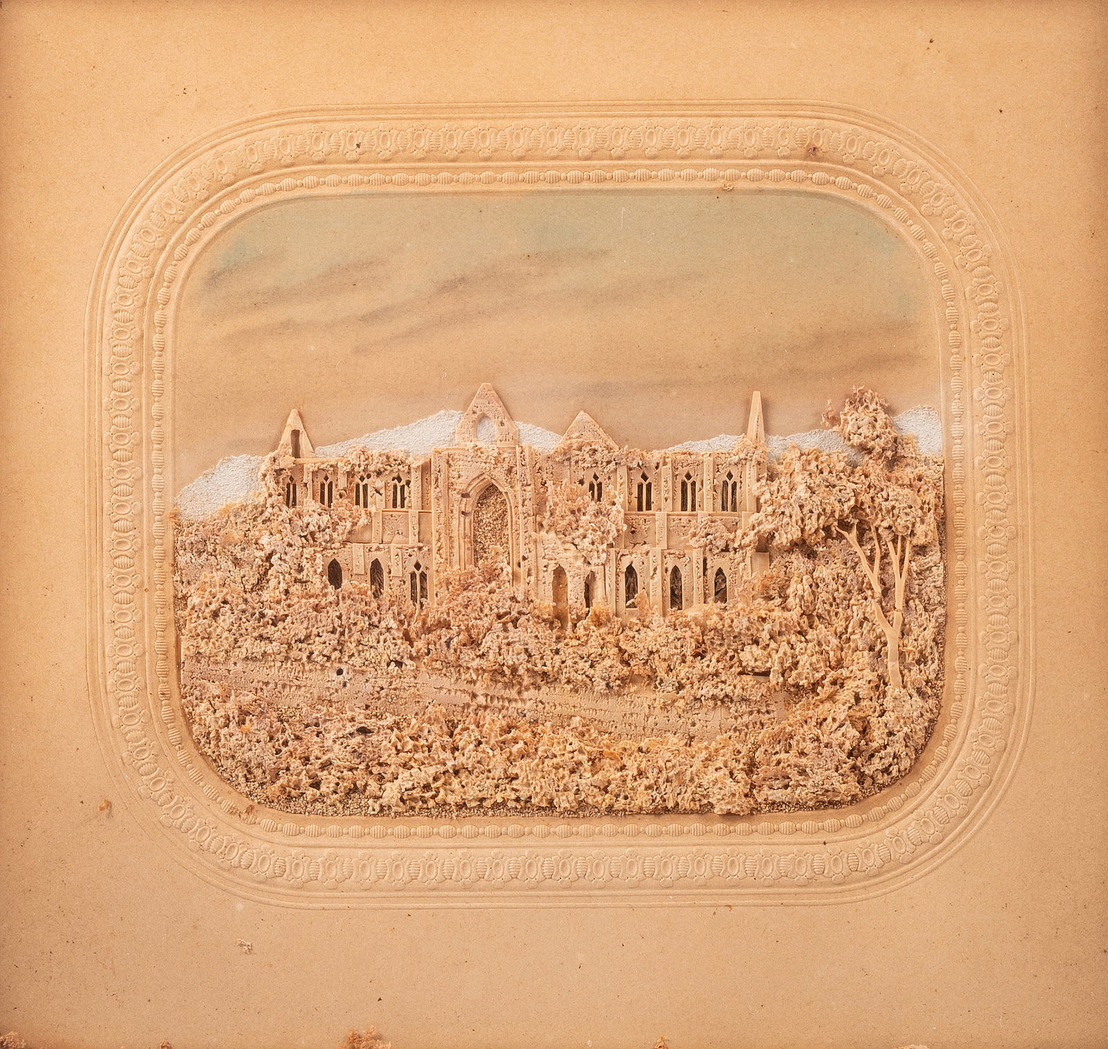BRITISH SCHOOL (19TH CENTURY), VIEWS OF A CASTLE AND AN ABBEY (2) - 2