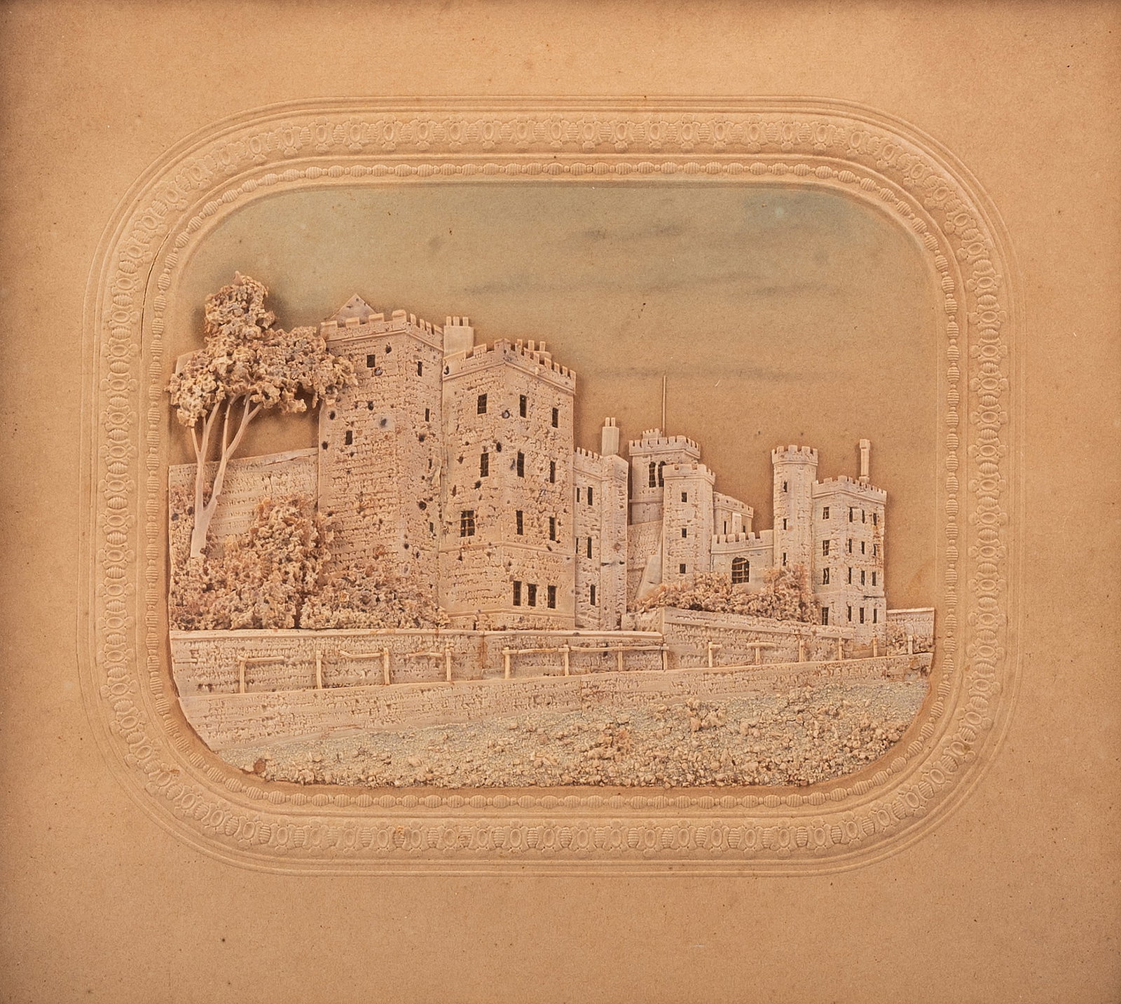 BRITISH SCHOOL (19TH CENTURY), VIEWS OF A CASTLE AND AN ABBEY (2) - 3