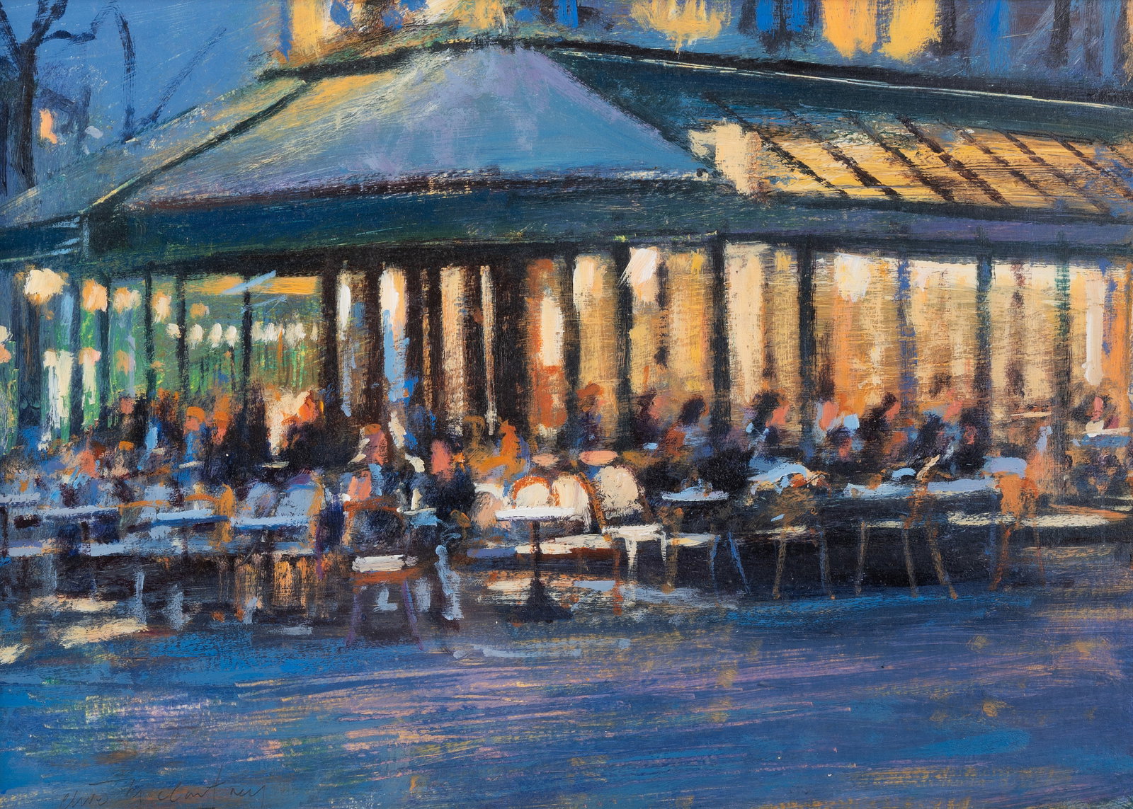 λ CLIVE MCCARTNEY (BRITISH B. 1960), PARIS CAFÉ - 2