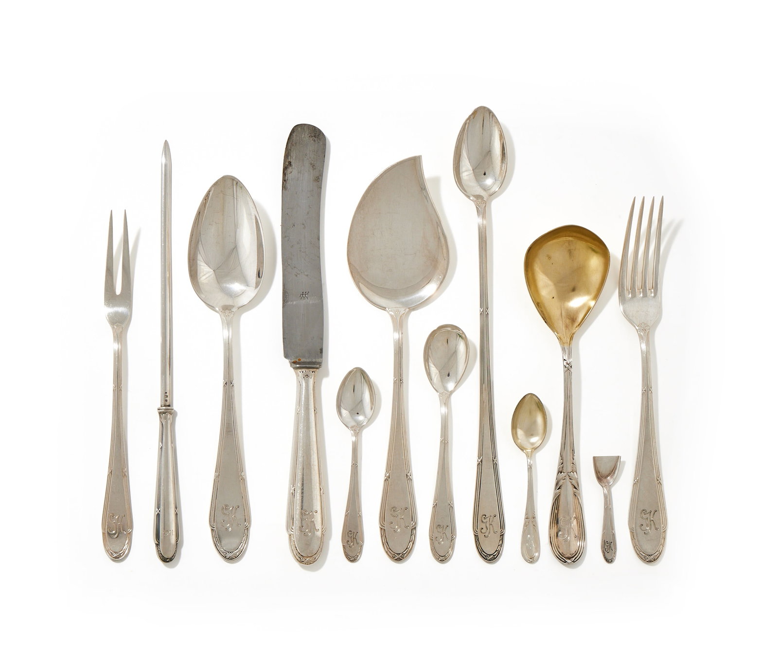 A GERMAN ELECTRO-PLATED PART TABLE SERVICE, WMF (WURTTEMBERGISCHE METALLWARENFABRIK) (1 of 2)