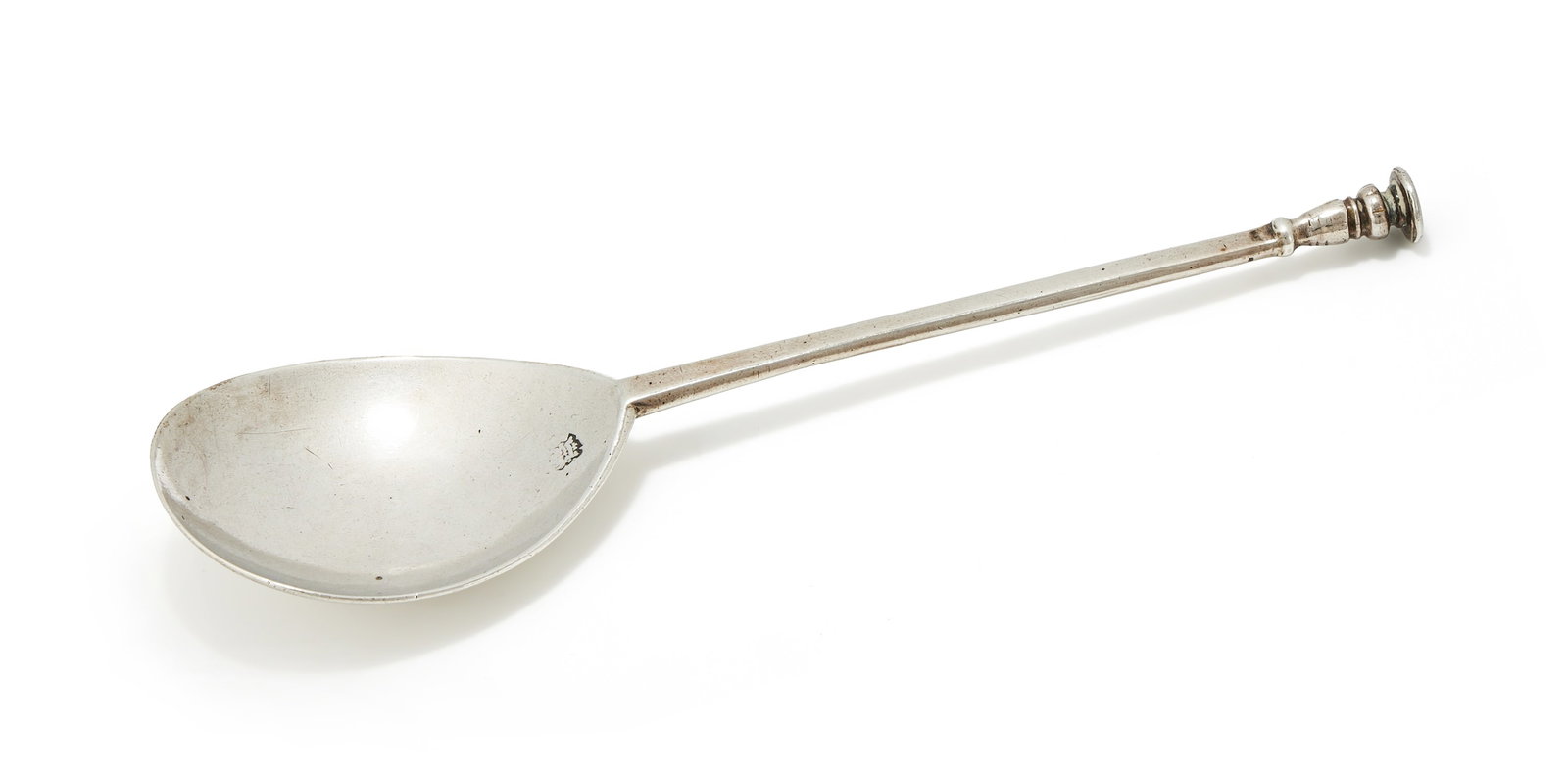 A CHARLES I SILVER SEAL TOP SPOON, RICHARD CROSSE, LONDON 1641 (1 of 2)