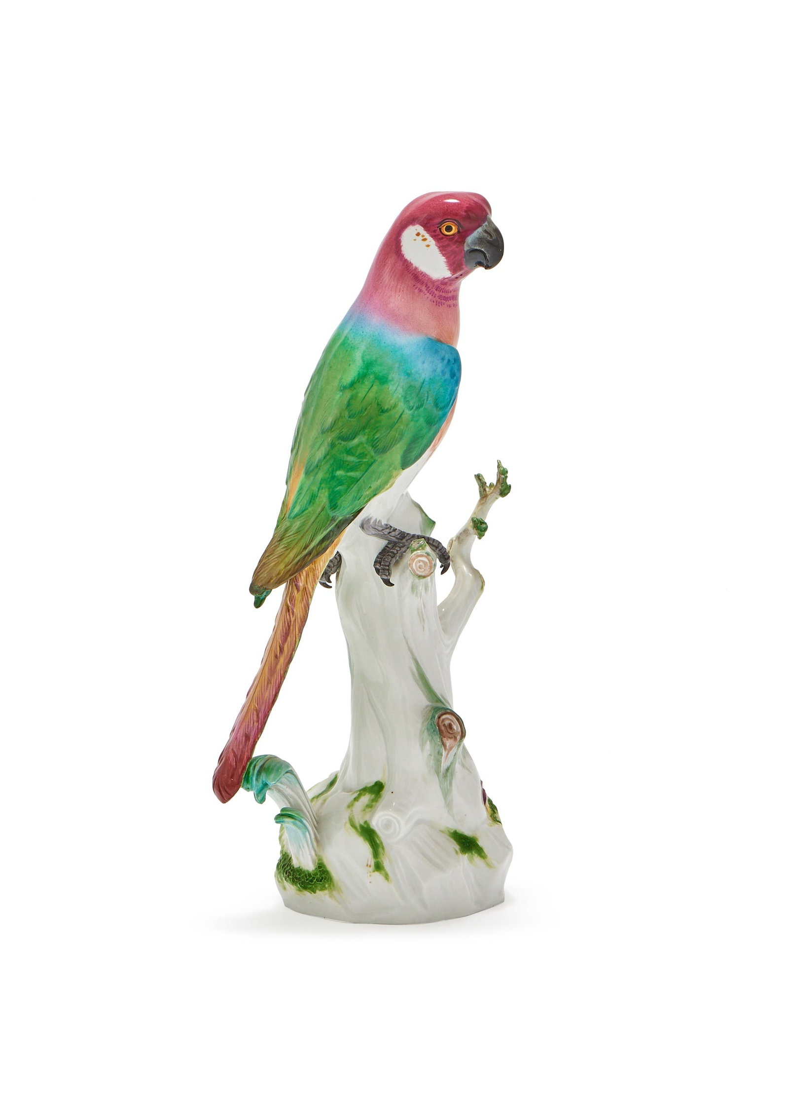 A MEISSEN MODEL OF A PARROT, CIRCA 1900 (1 of 3)