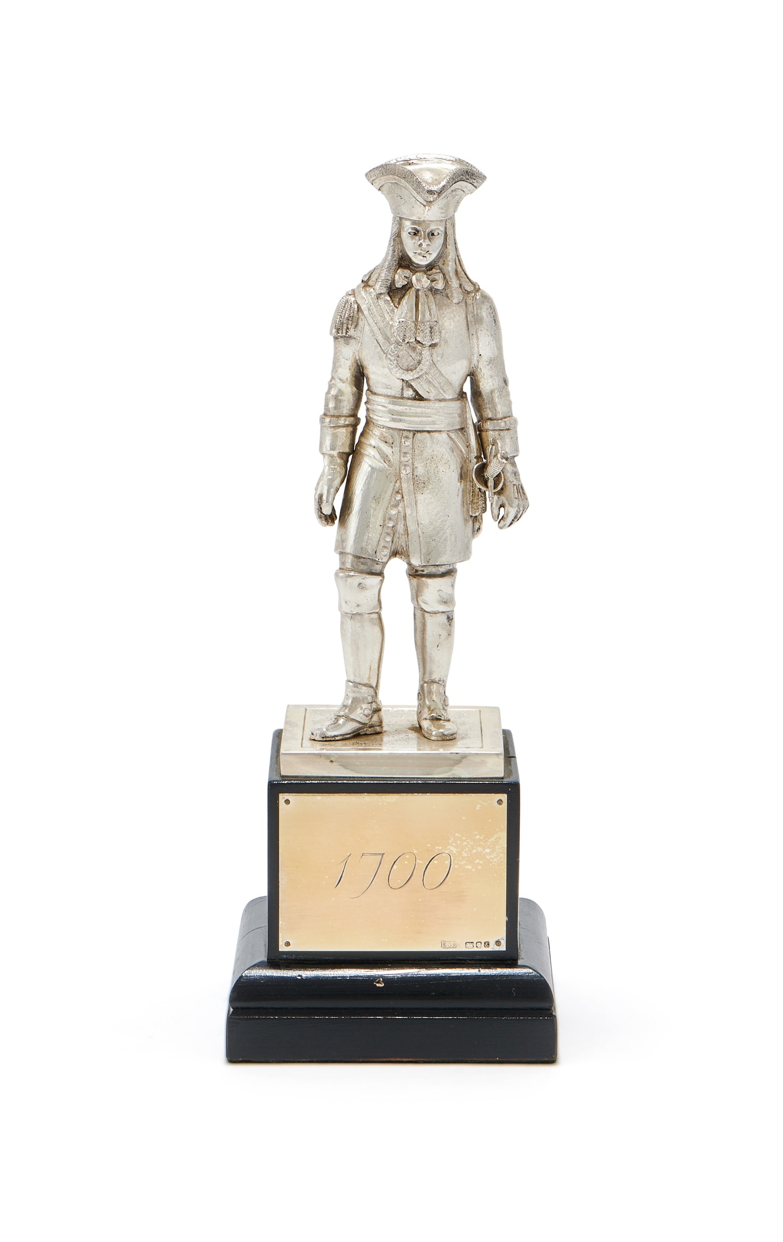 A SILVER FIGURE OF A LIFE GUARD, CARRINGTON & CO., LONDON 1984 (1 of 3)