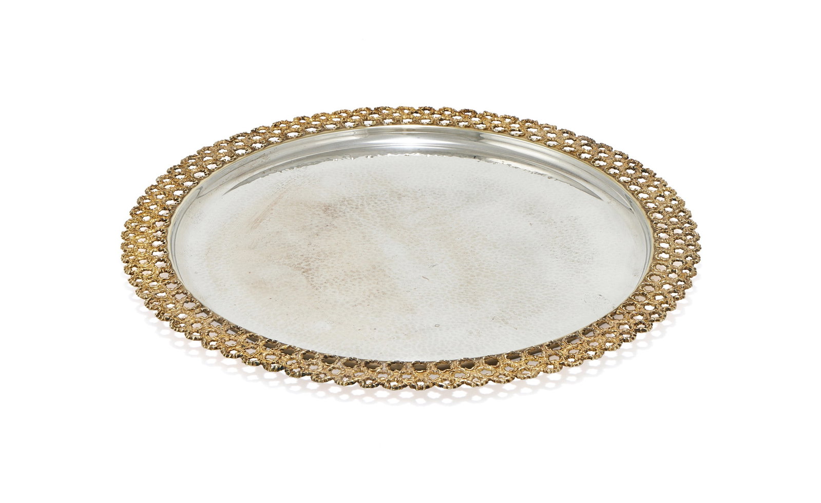STUART DEVLIN, A CASED SILVER AND SILVER GILT SALVER, NO. 15, LONDON 1979 (1 of 2)