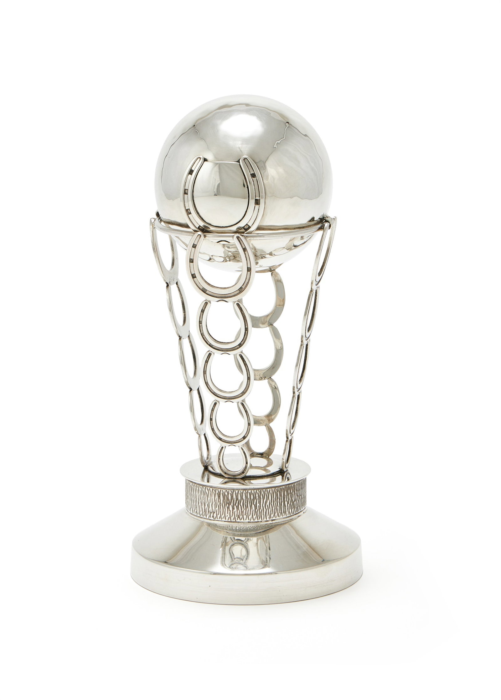 A SILVER POLO TROPHY, UNMARKED, MODERN (1 of 1)
