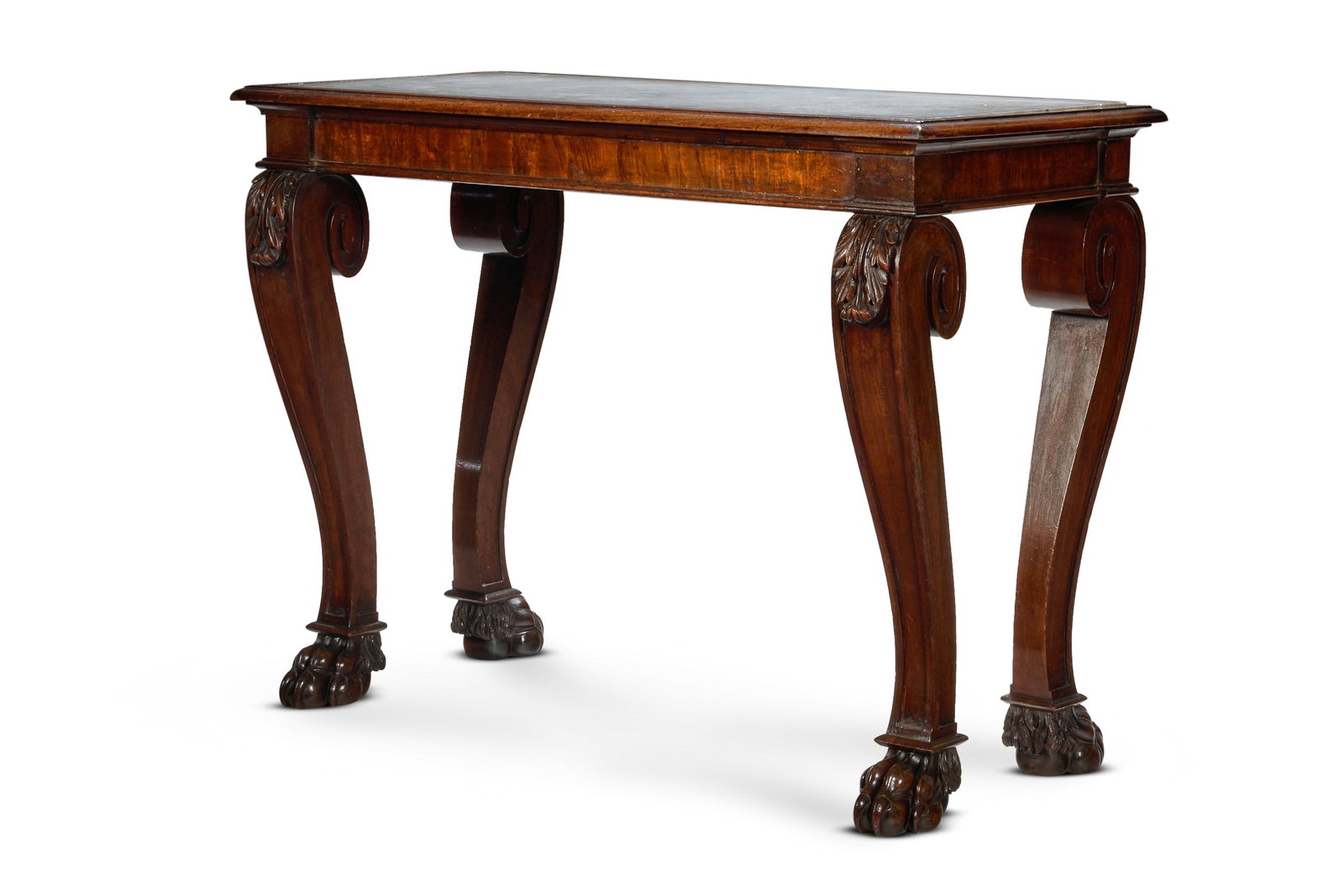 A REGENCY MAHOGANY `TOMB OF AGRIPPA' SIDE TABLE, EARLY 19TH CENTURY (1 of 4)