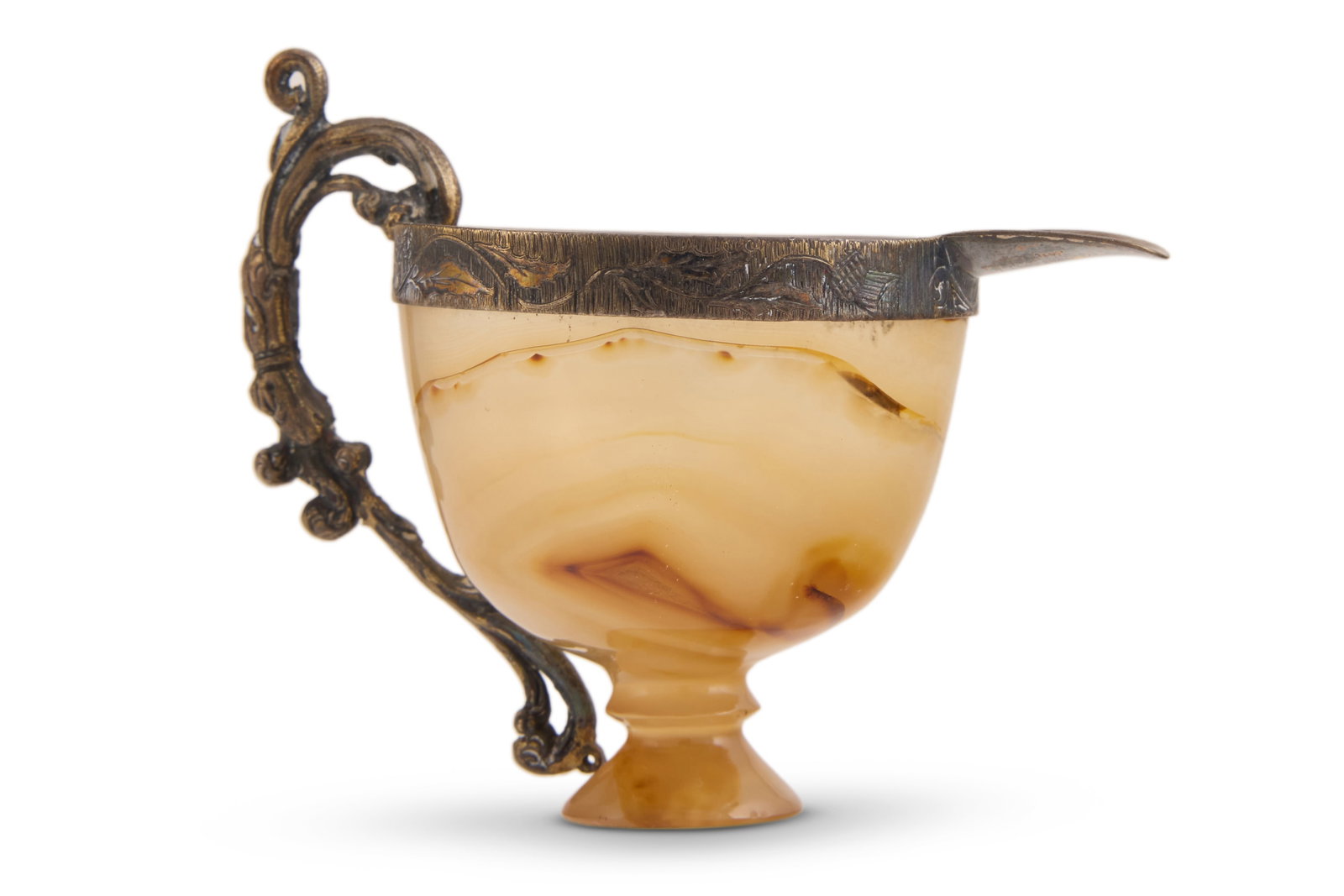 A SMALL AGATE CUP, EUROPE, POSSIBLY 17TH CENTURY (1 of 2)