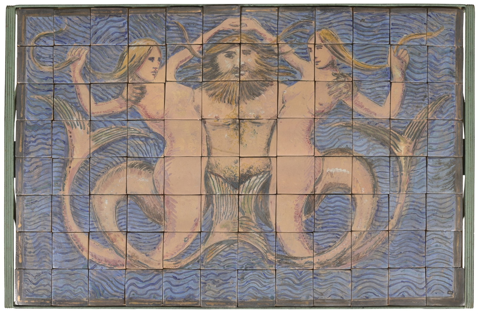 λ QUENTIN BELL (ENGLISH, 1910-1996), A TILED TABLE, CIRCA 1985 (1 of 8)
