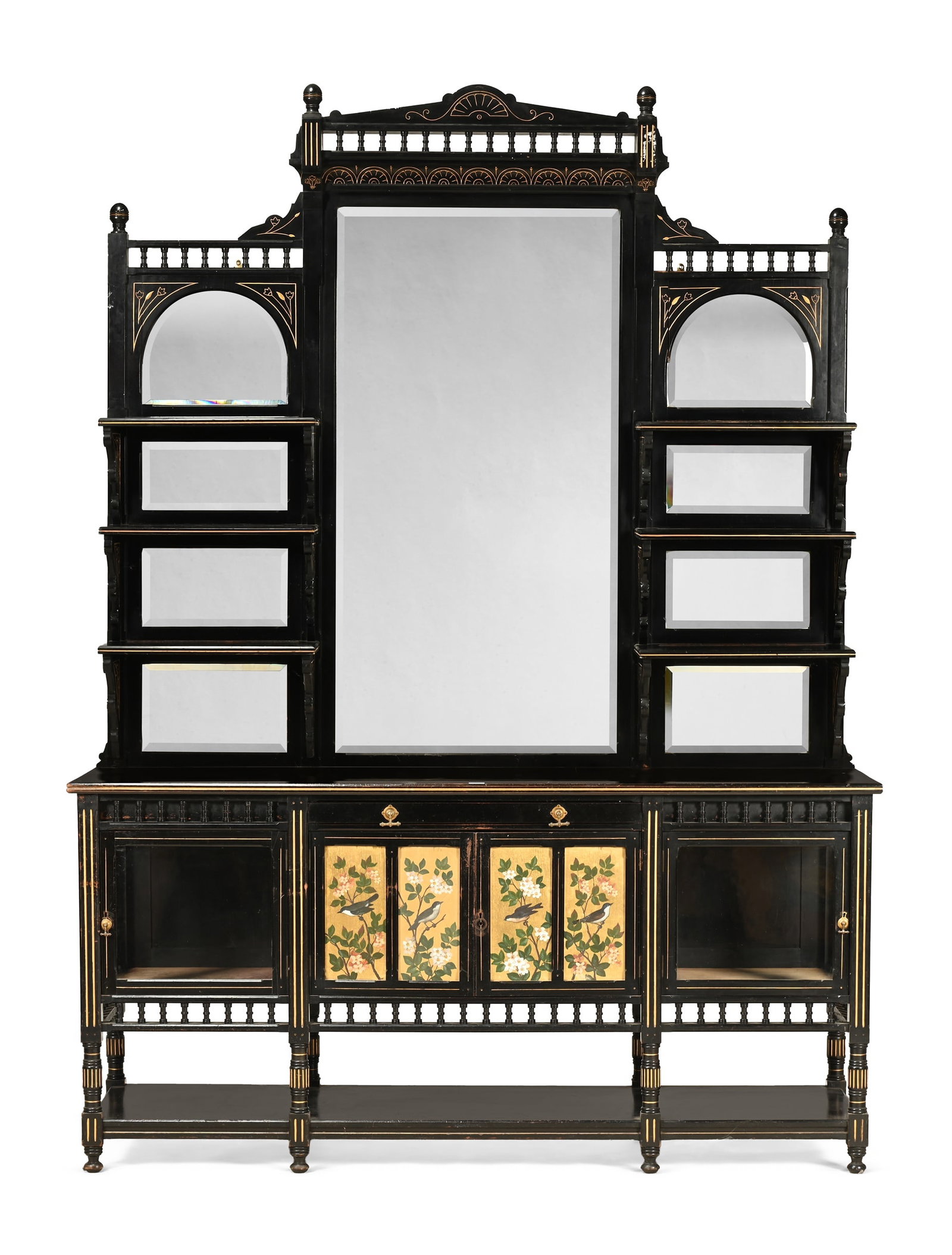 AN AESTHETIC PERIOD CHIFFONIER, LATE 19TH CENTURY (1 of 6)