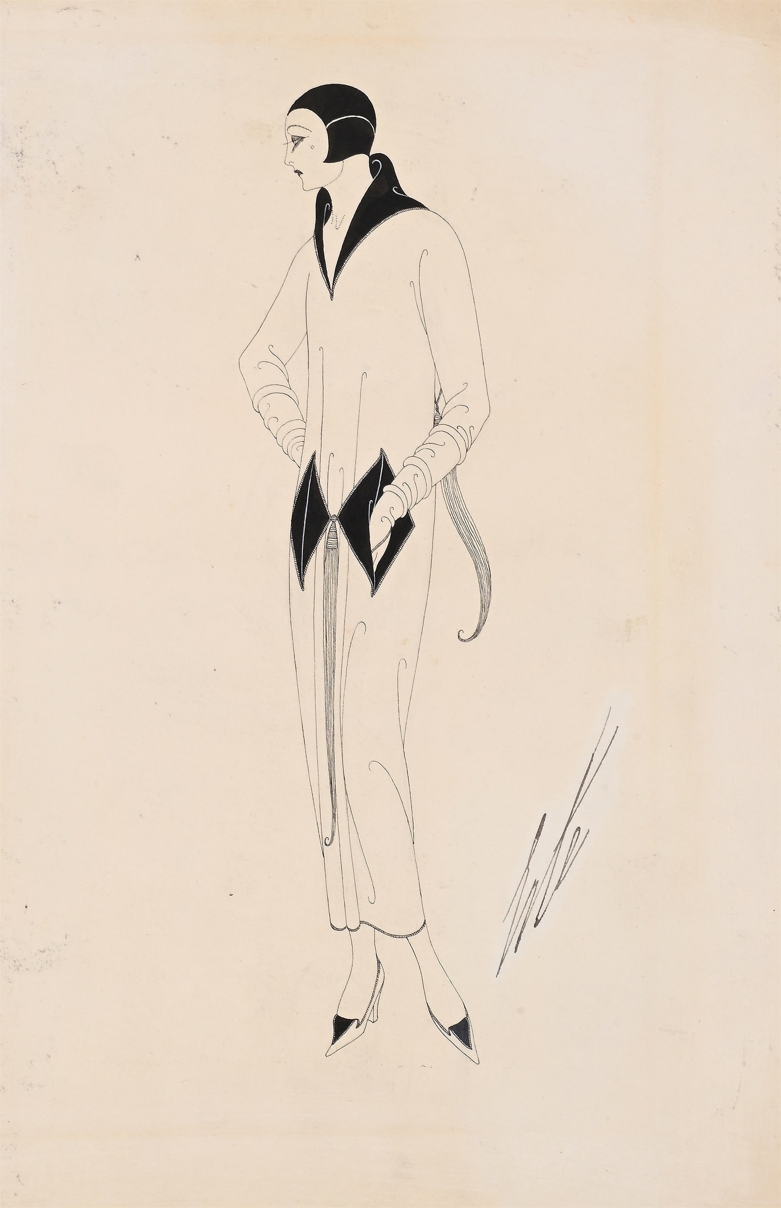 λ ERTÉ (FRENCH, 1892-1990), FASHION DESIGN, 1925 (1 of 4)