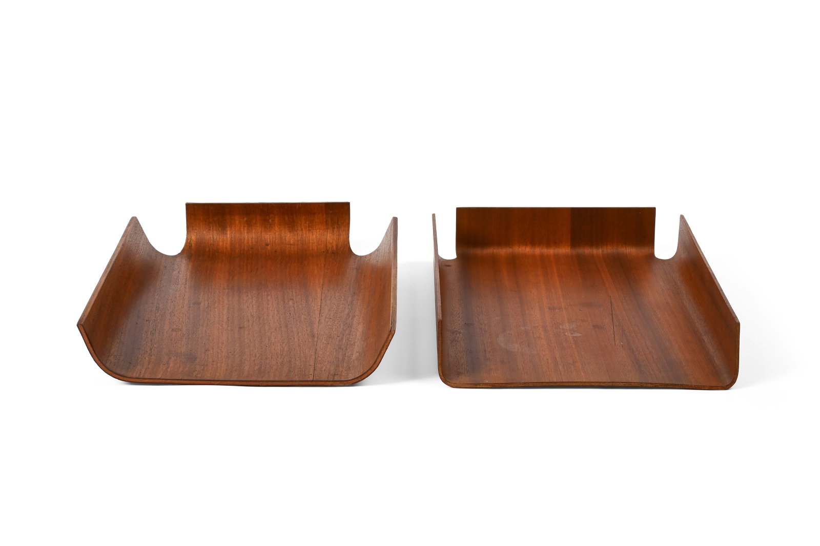 MALLOD (BRITISH, FD.1949), BENTWOOD TRAYS, MID 20TH CENTURY (1 of 3)