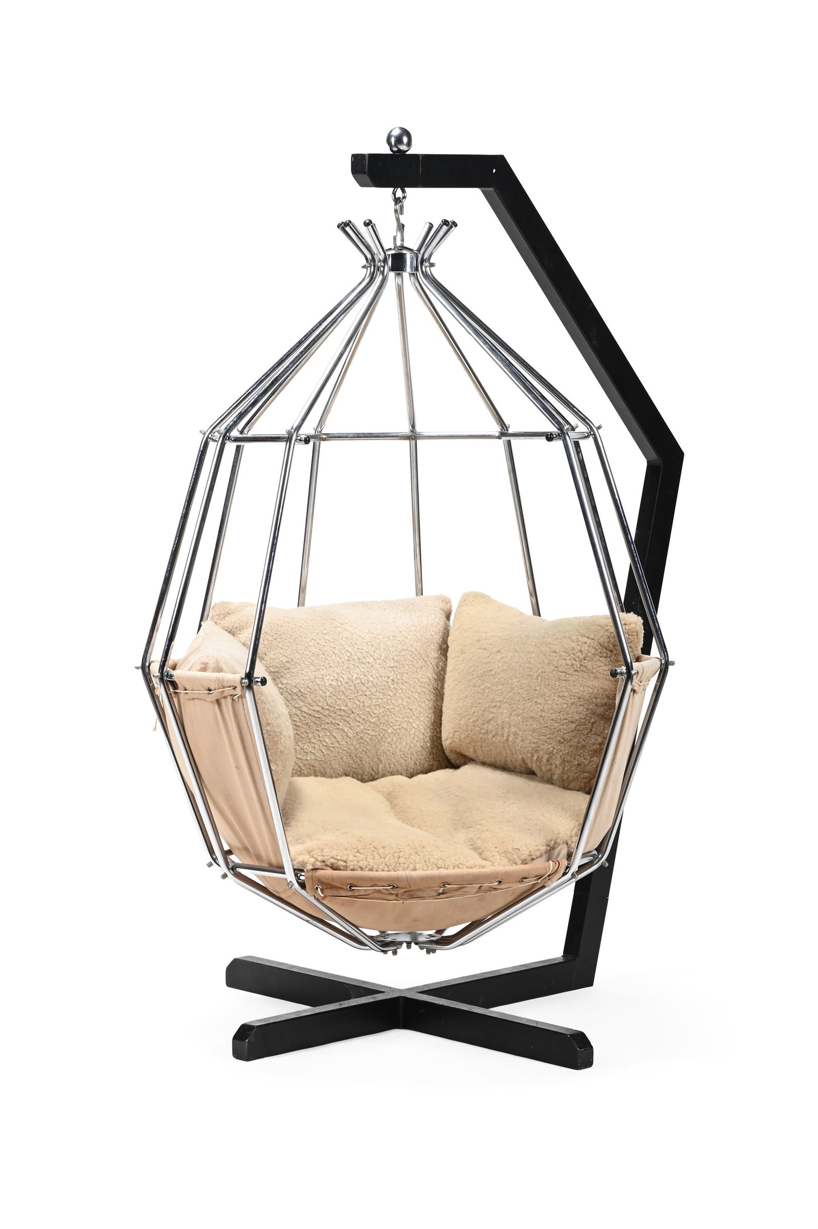 IB ARBERG (DANISH, 1927-2002), 'PARROT CAGE' CHAIR, DESIGNED CIRCA 1970 (1 of 3)
